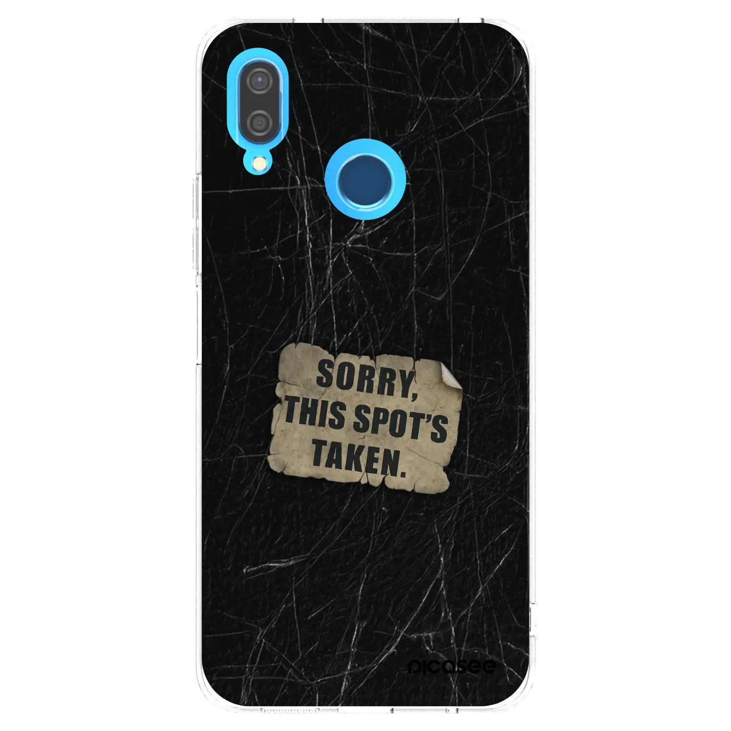 Picasee silikonový průhledný obal pro Huawei P20 Lite - SORRY