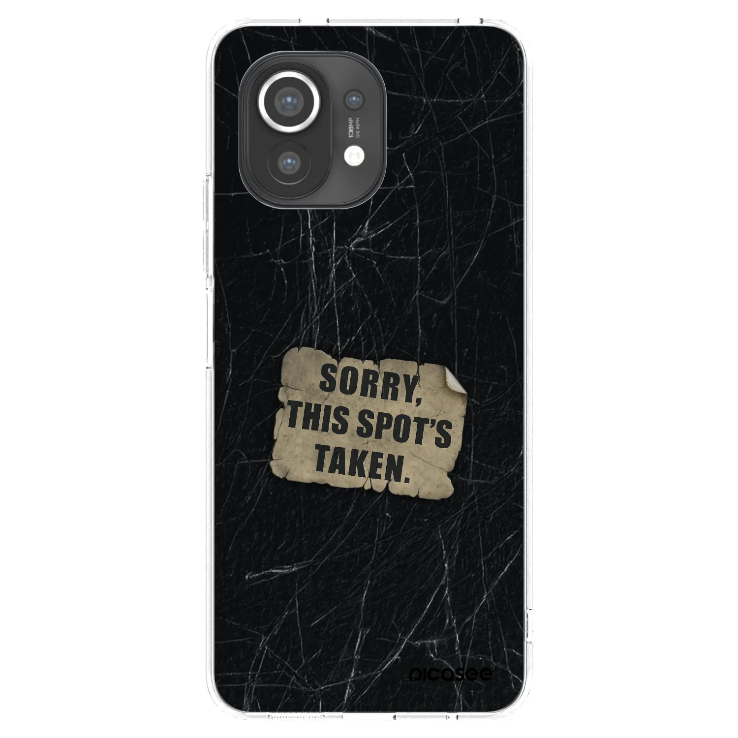 Picasee silikonový průhledný obal pro Xiaomi Mi 11 - SORRY
