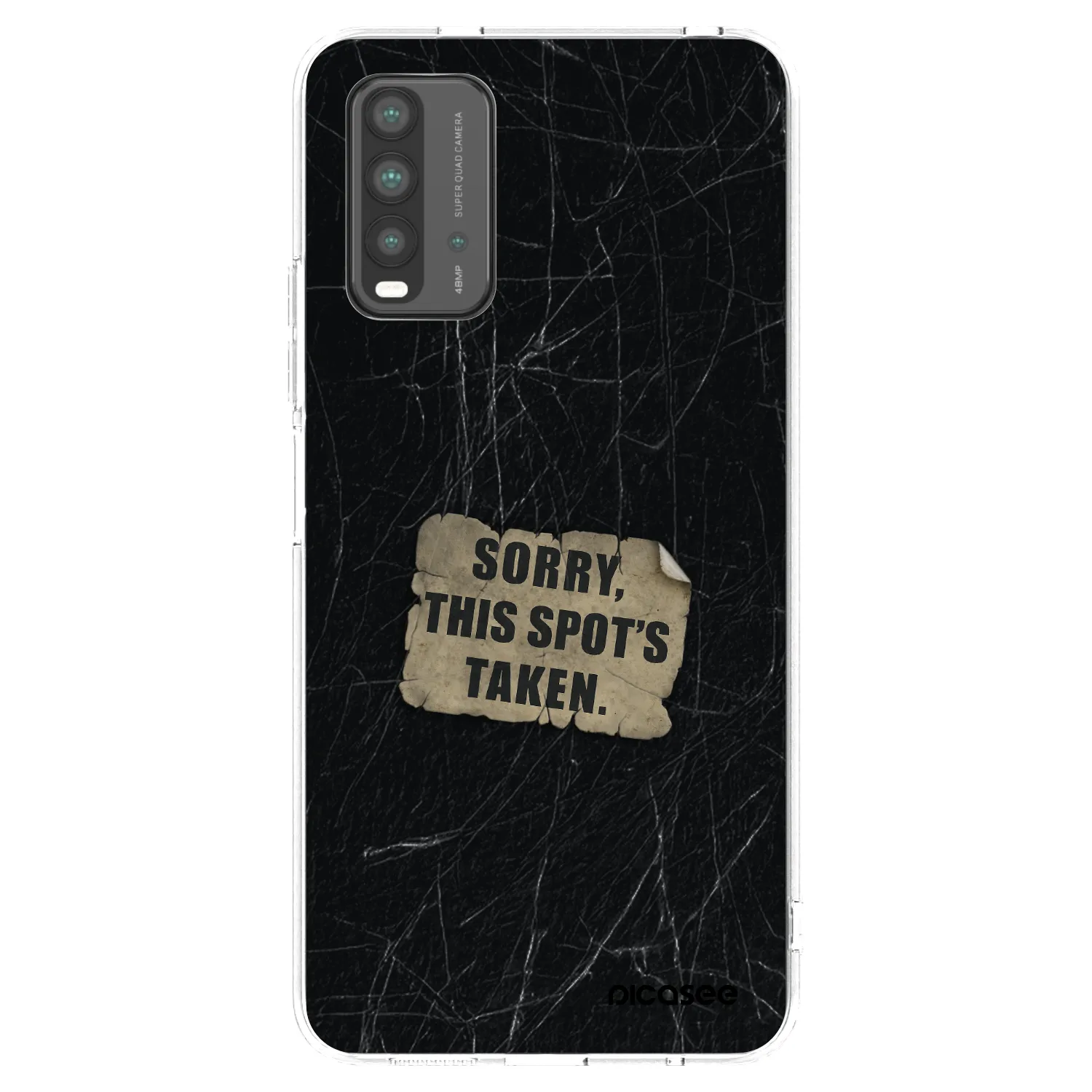 Picasee silikonový černý obal pro Xiaomi Redmi 9T - SORRY