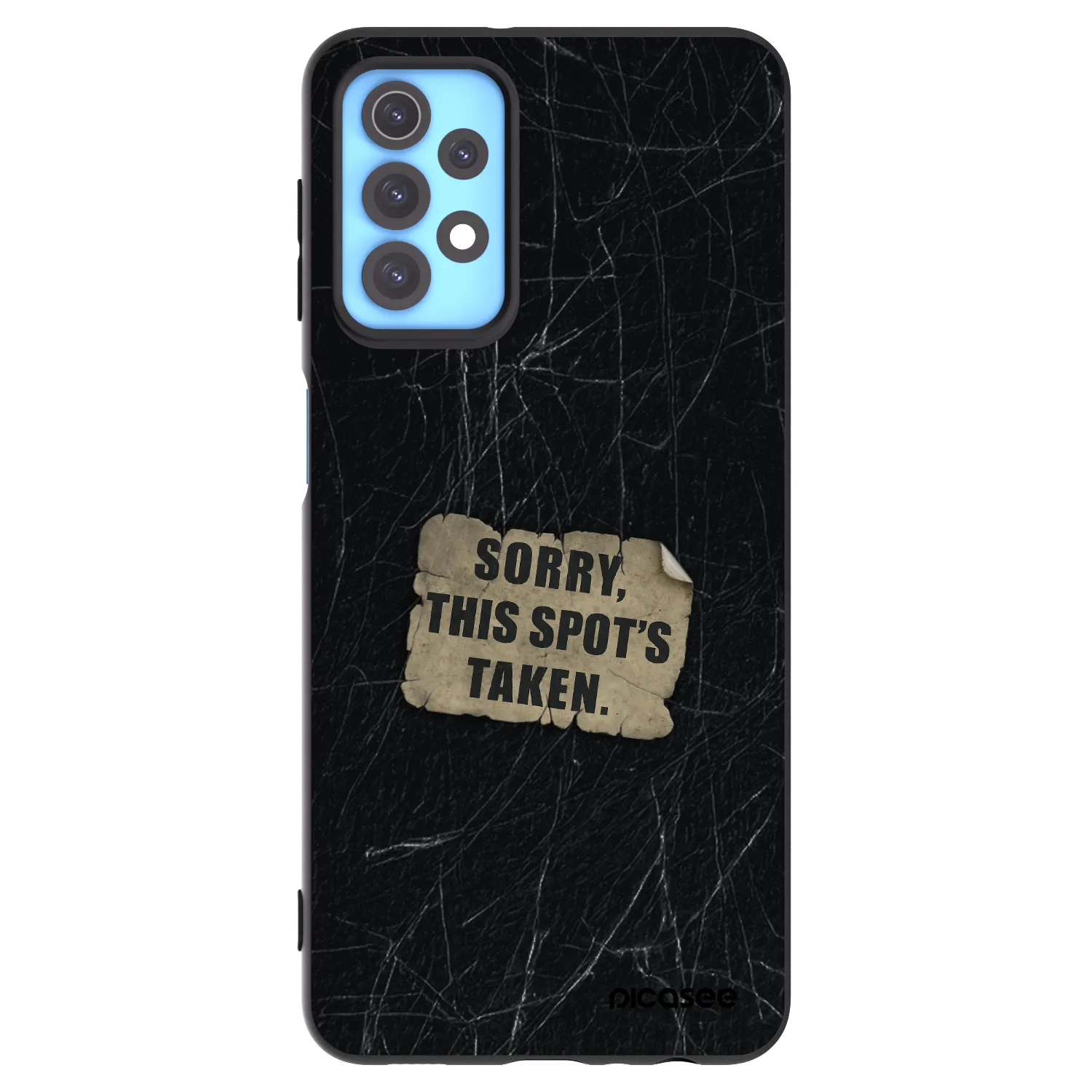 Picasee silikonový černý obal pro Samsung Galaxy A32 4G SM-A325F - SORRY