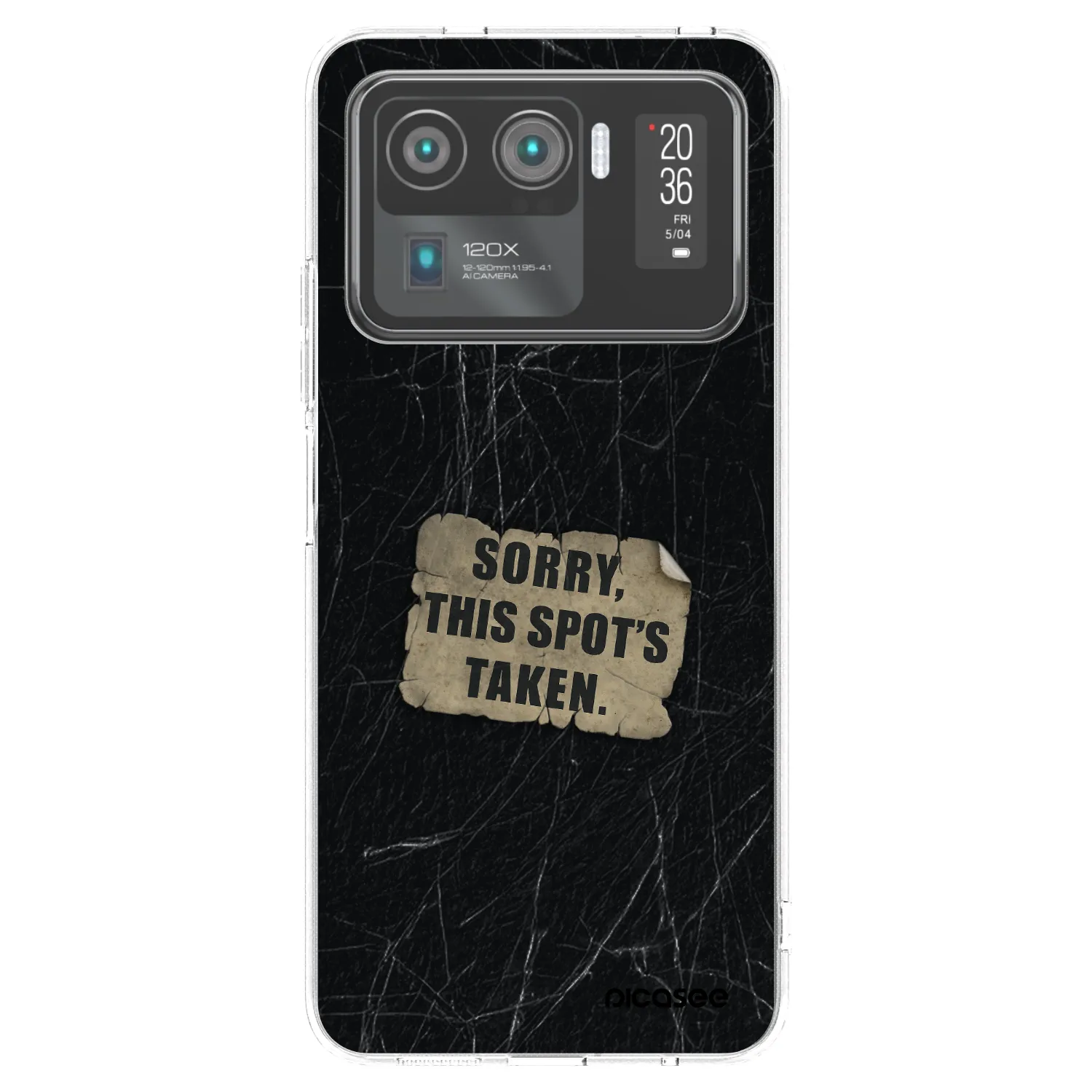 Picasee silikonový průhledný obal pro Xiaomi Mi 11 Ultra - SORRY