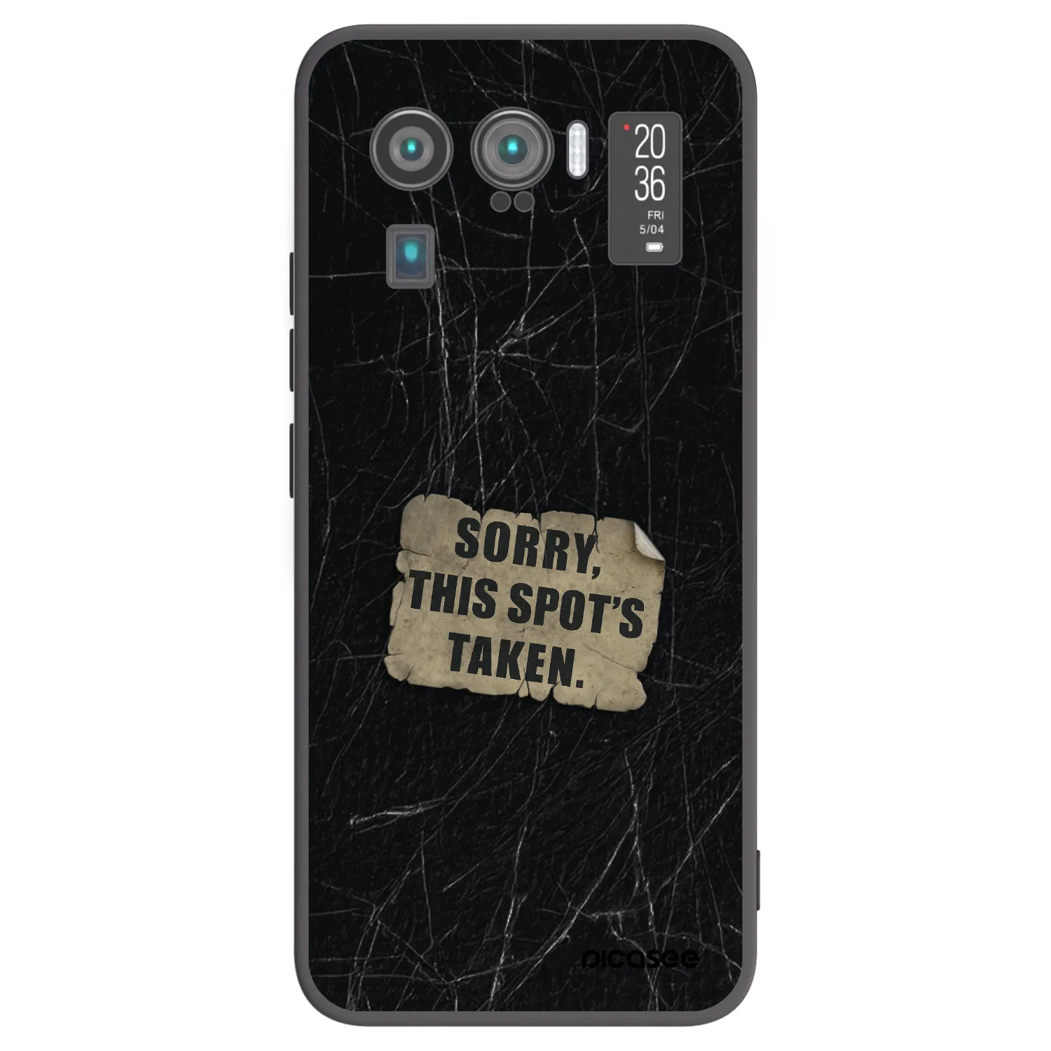 Picasee silikonový černý obal pro Xiaomi Mi 11 Ultra - SORRY