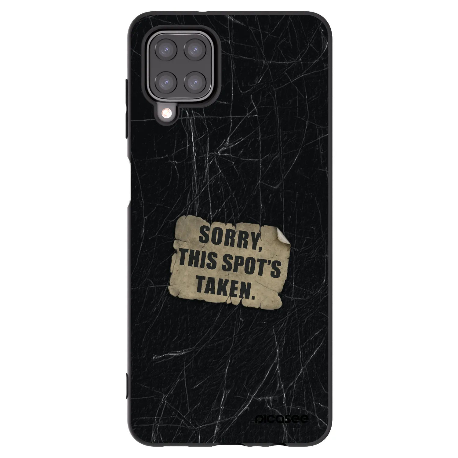 Picasee silikonový černý obal pro Samsung Galaxy M12 M127F - SORRY