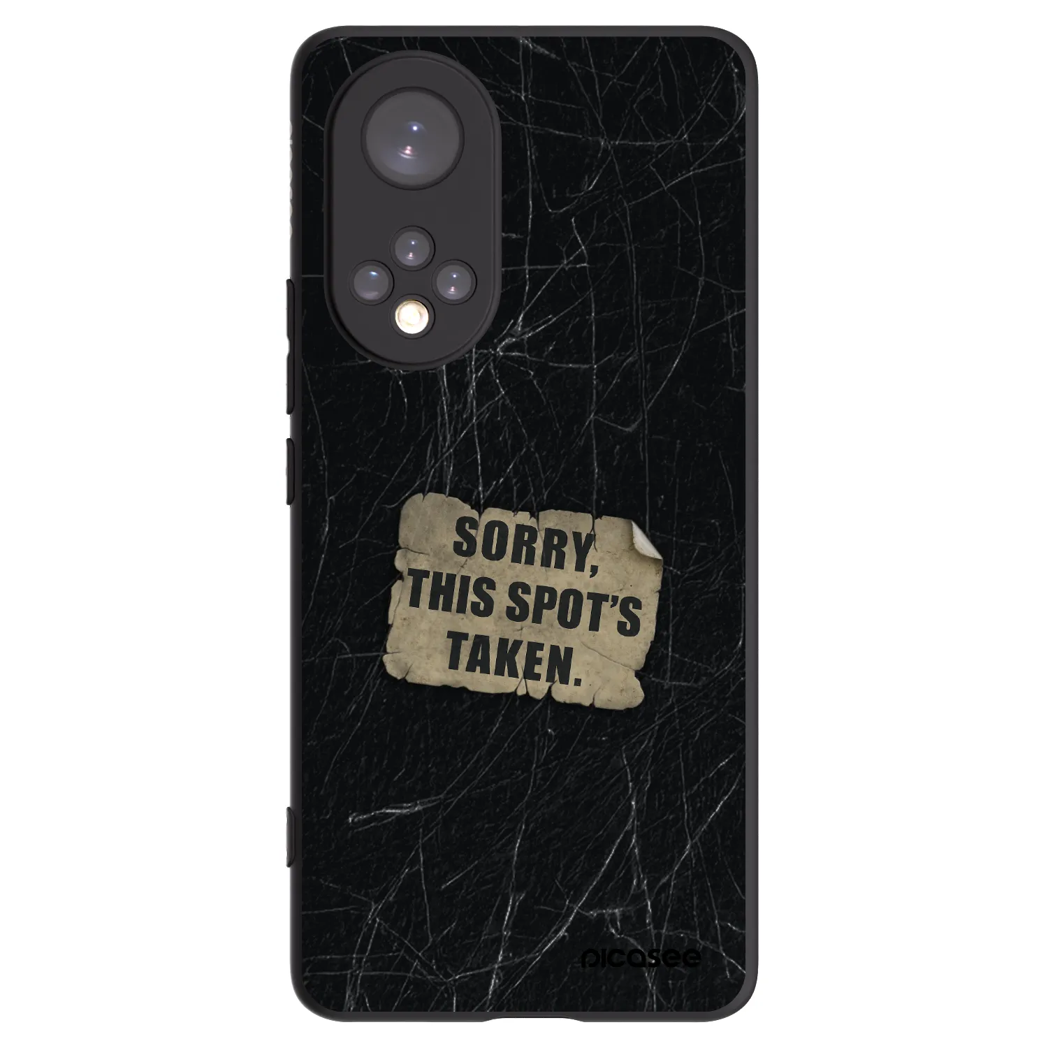 Picasee silikonový černý obal pro Honor 50 5G - SORRY