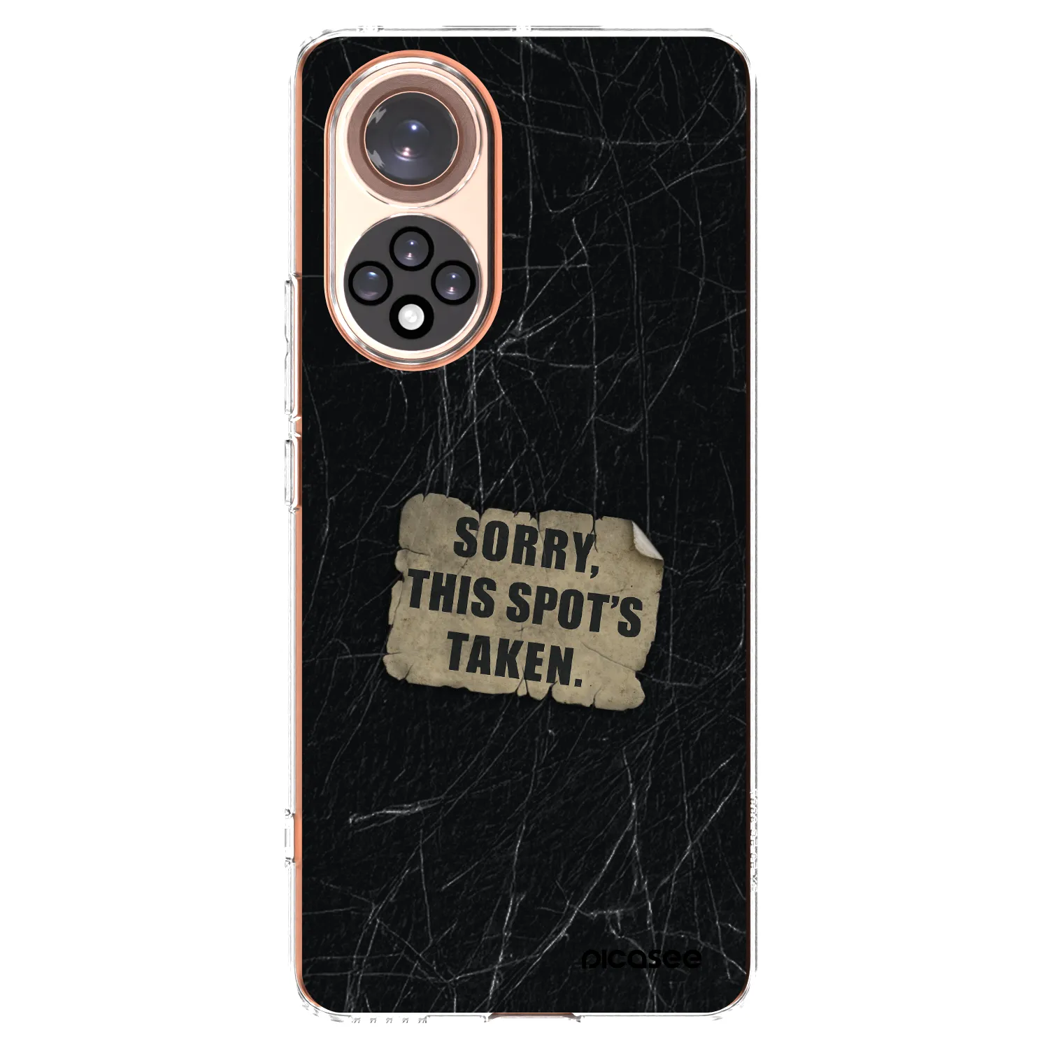 Picasee silikonový průhledný obal pro Honor 50 5G - SORRY