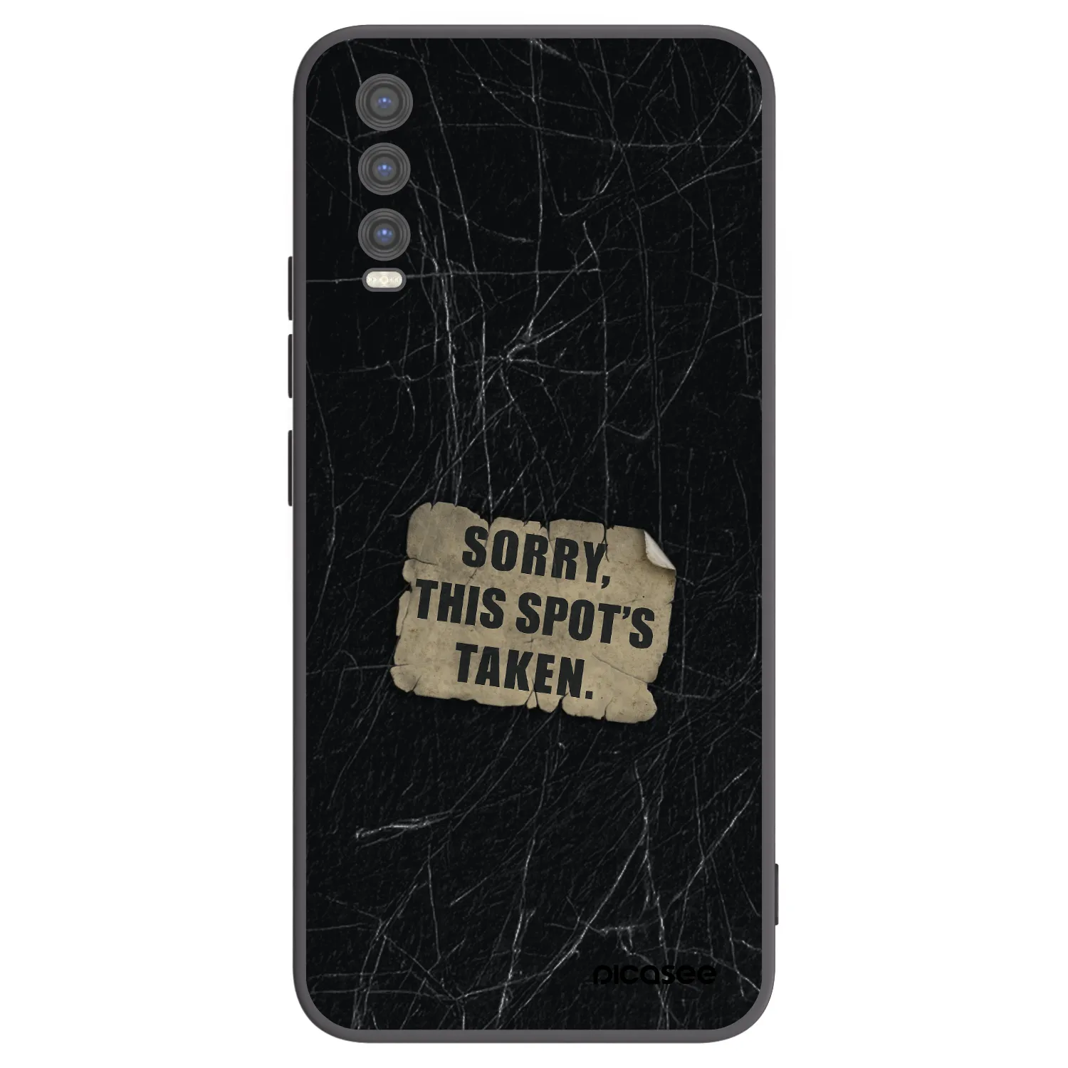 Picasee silikonový černý obal pro Vivo Y20s - SORRY