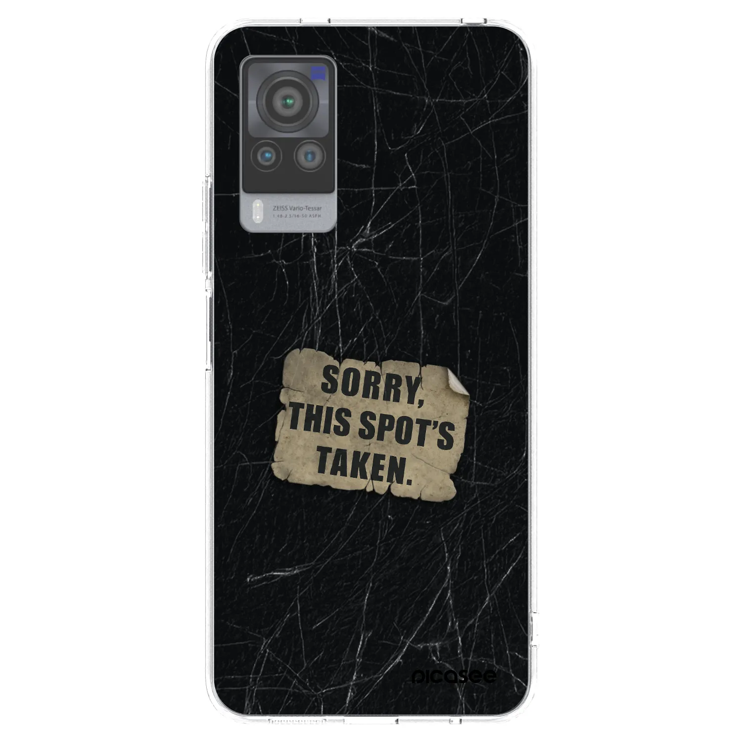 Picasee silikonový průhledný obal pro Vivo X60 Pro 5G - SORRY