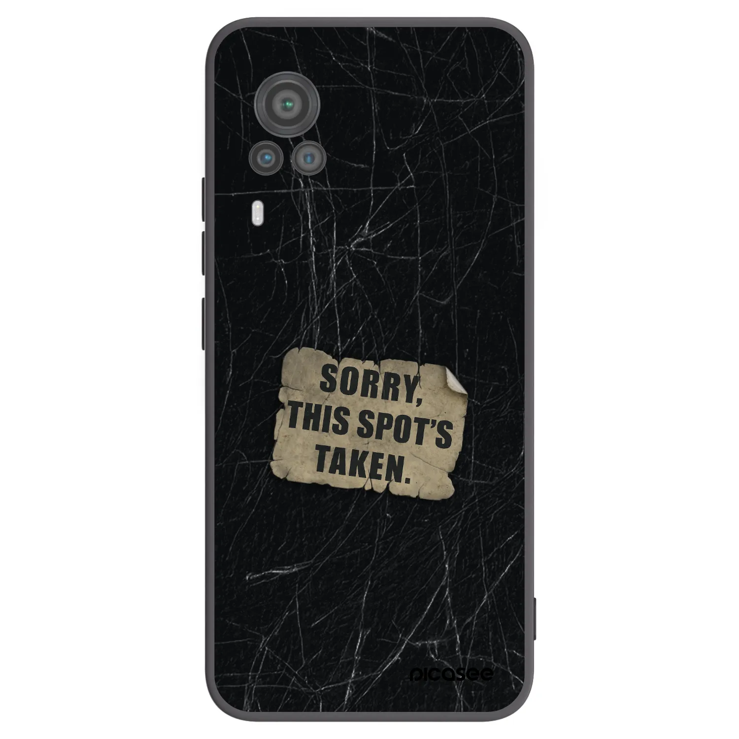 Picasee silikonový černý obal pro Vivo X60 Pro 5G - SORRY