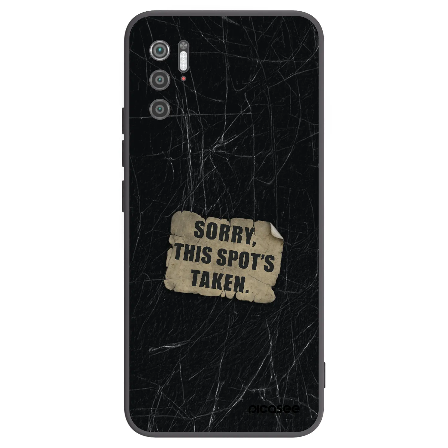 Picasee silikonový černý obal pro Xiaomi Poco M3 Pro 5G - SORRY