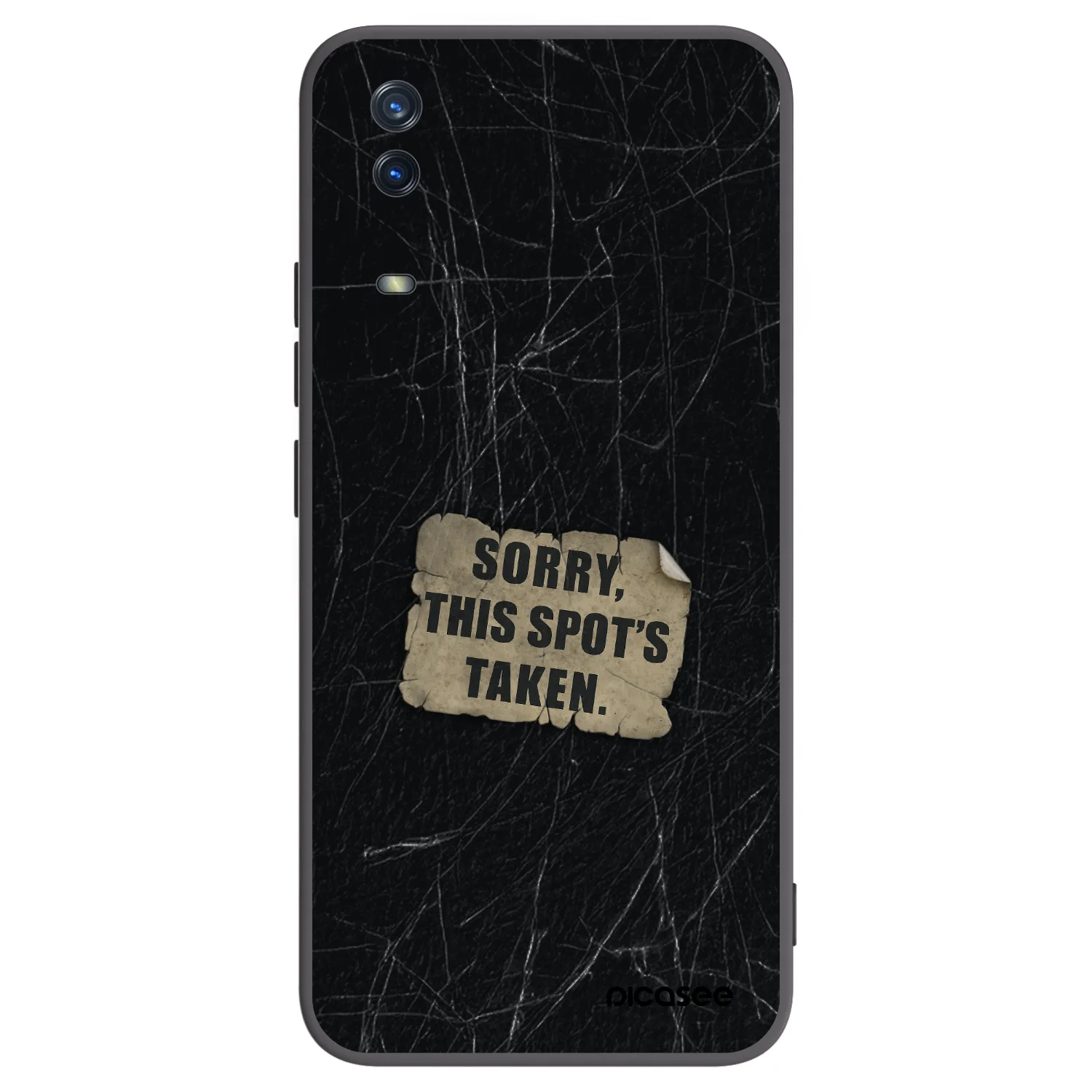 Picasee silikonový černý obal pro Vivo Y11s - SORRY