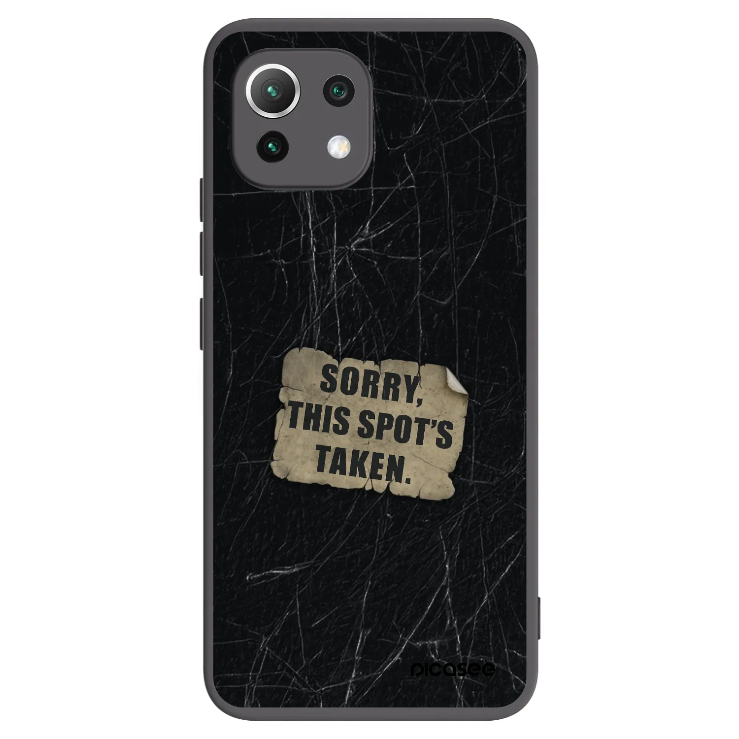 Picasee silikonový černý obal pro Xiaomi 11 Lite 5G NE - SORRY