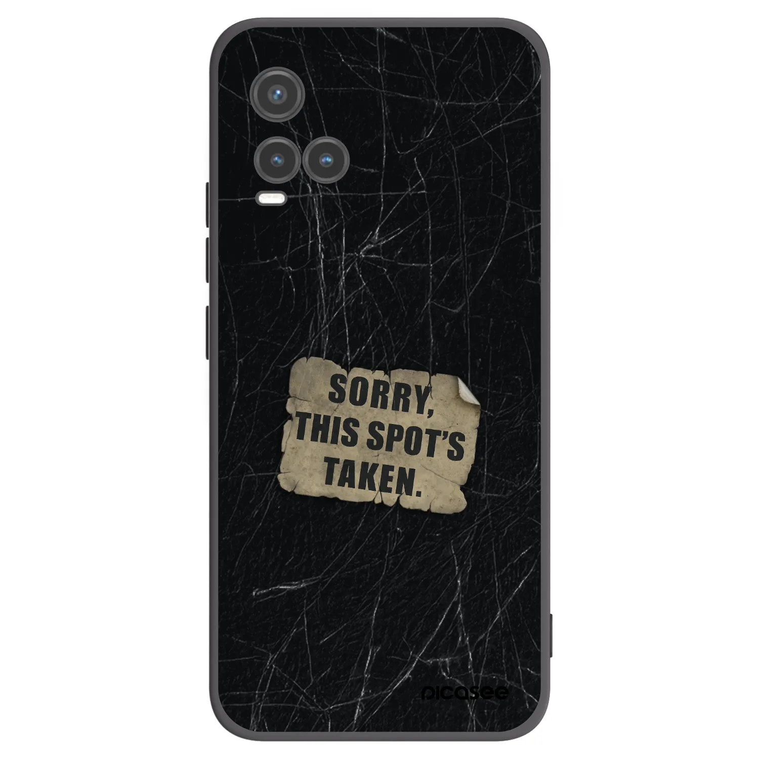 Picasee silikonový černý obal pro Vivo Y33s - SORRY
