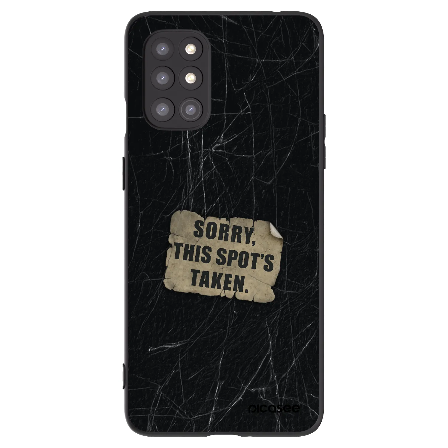 Picasee silikonový černý obal pro OnePlus 8T - SORRY