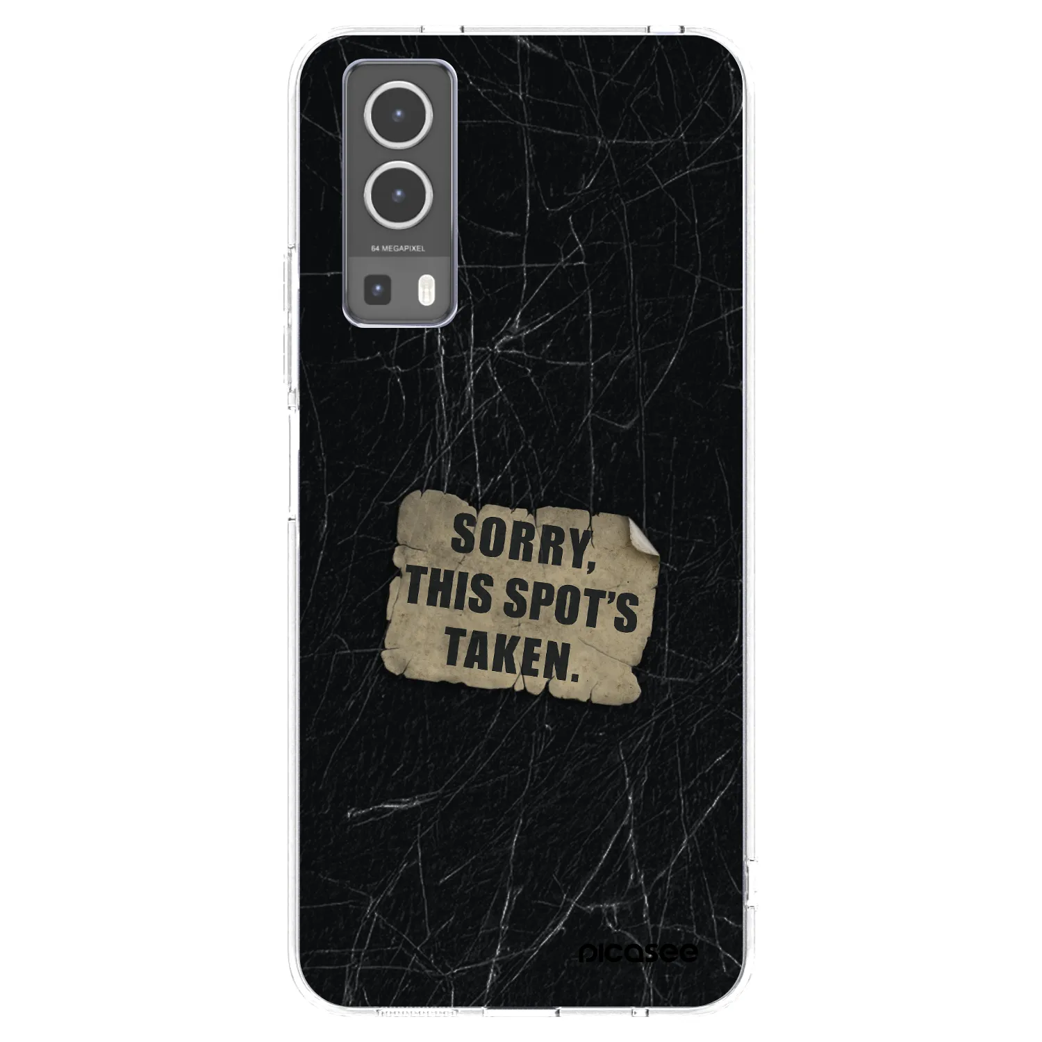 Picasee silikonový průhledný obal pro Vivo Y72 5G - SORRY
