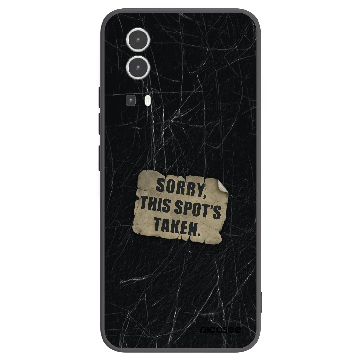 Picasee silikonový černý obal pro Vivo Y72 5G - SORRY