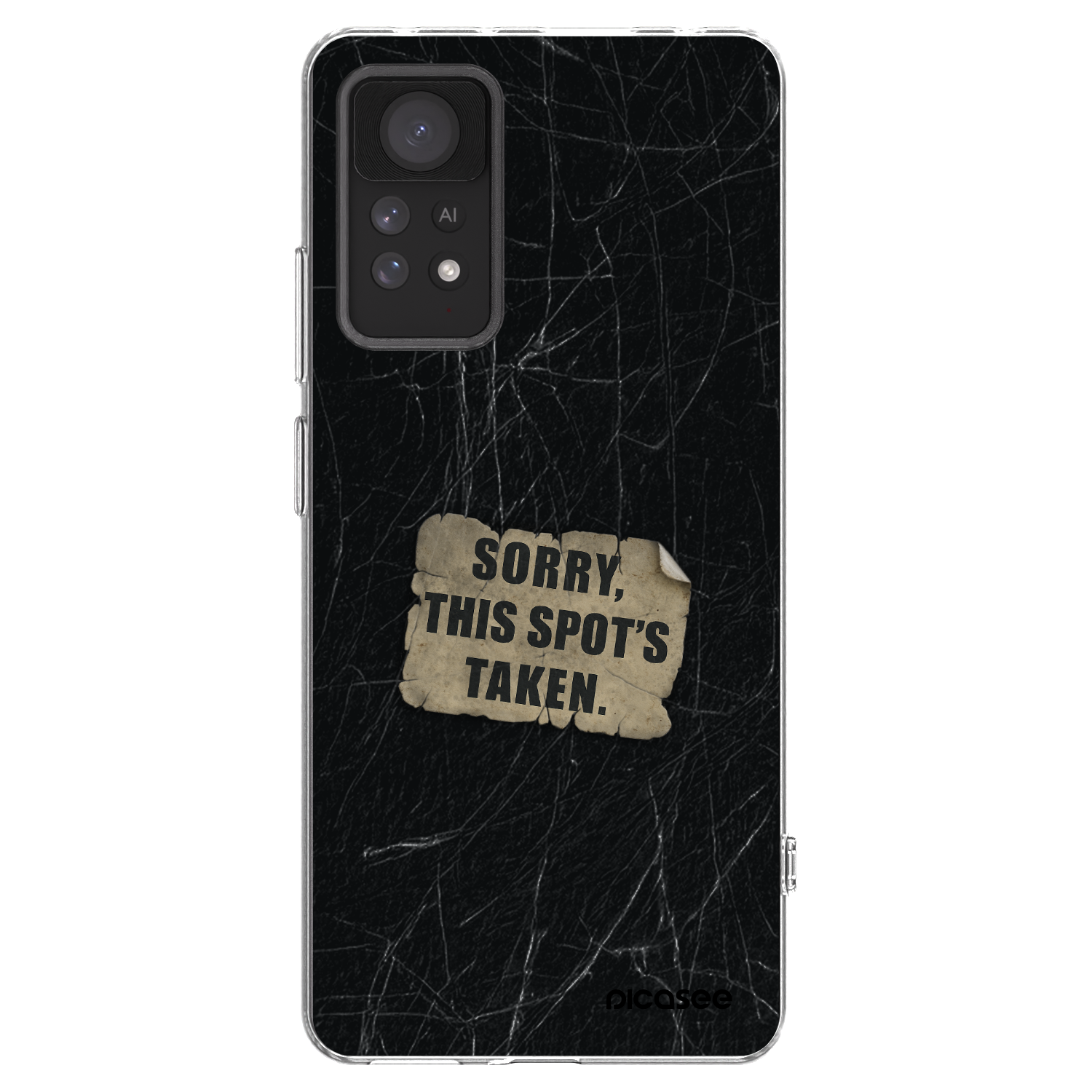 Picasee silikonový průhledný obal pro Xiaomi Redmi Note 11 Pro - SORRY