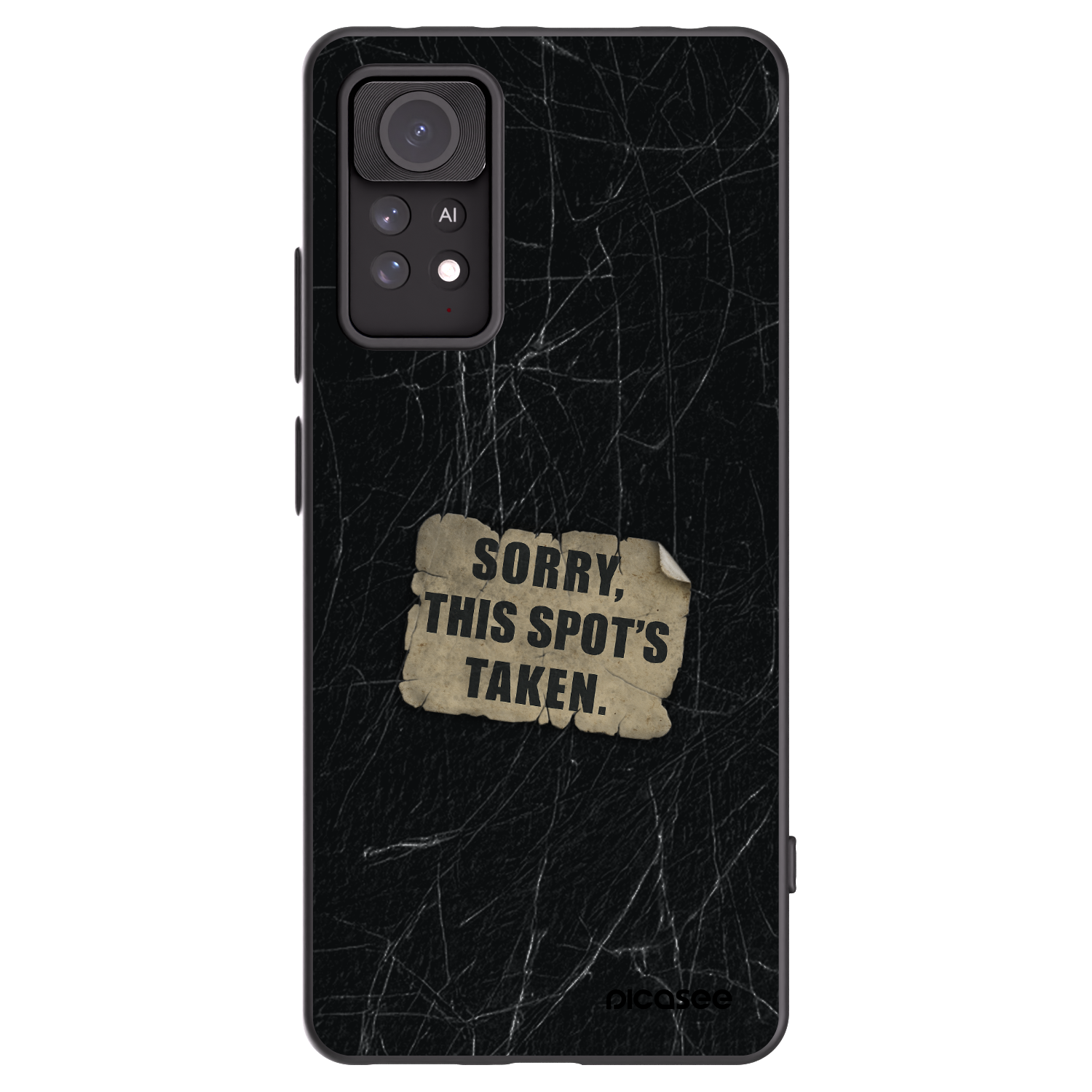 Picasee silikonový černý obal pro Xiaomi Redmi Note 11 Pro 5G - SORRY