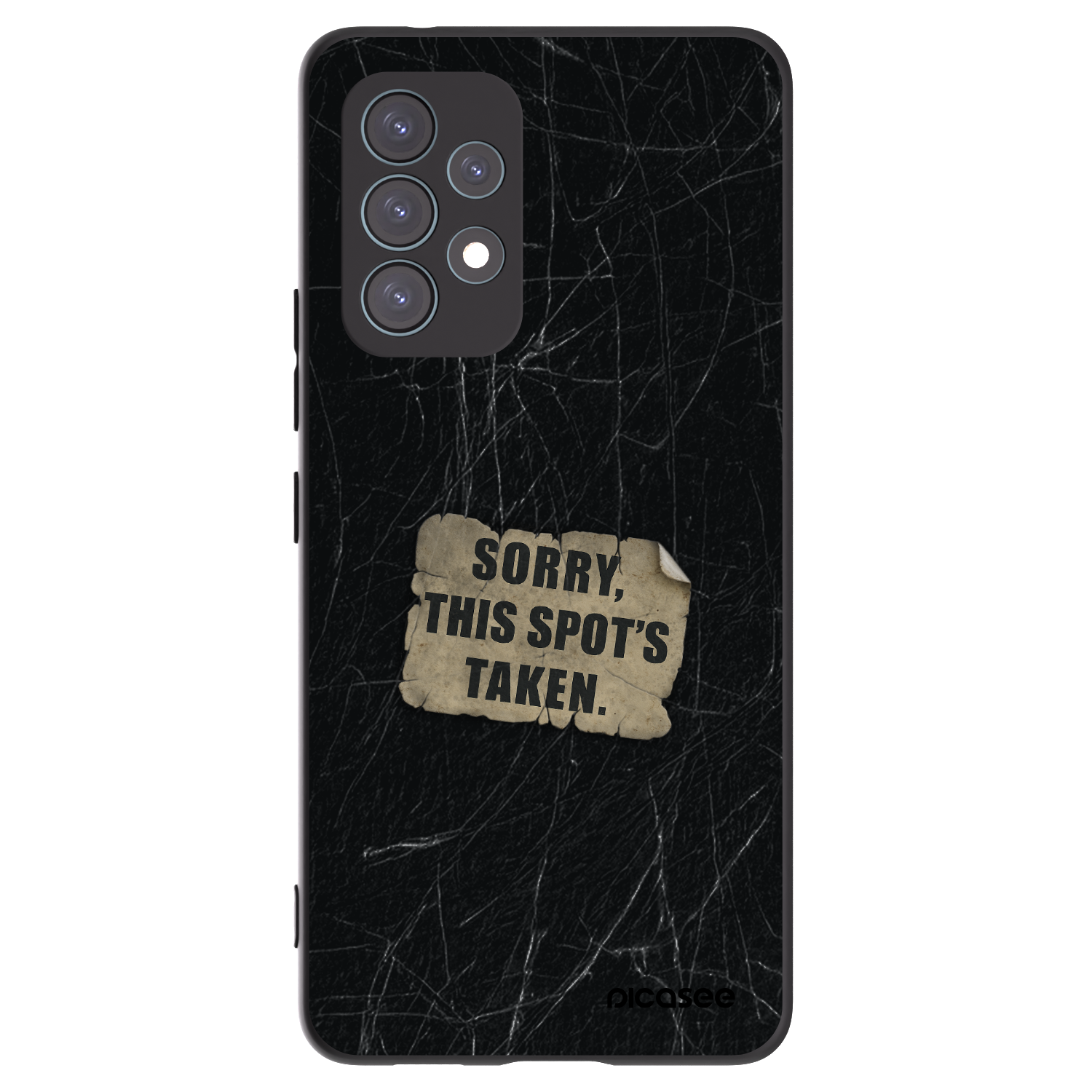 Picasee silikonový černý obal pro Samsung Galaxy A53 5G A536 - SORRY