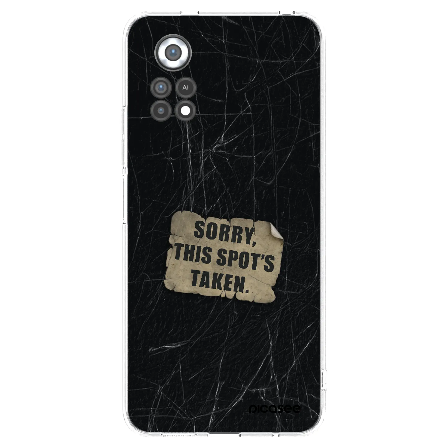 Picasee silikonový průhledný obal pro Xiaomi Poco X4 Pro 5G - SORRY