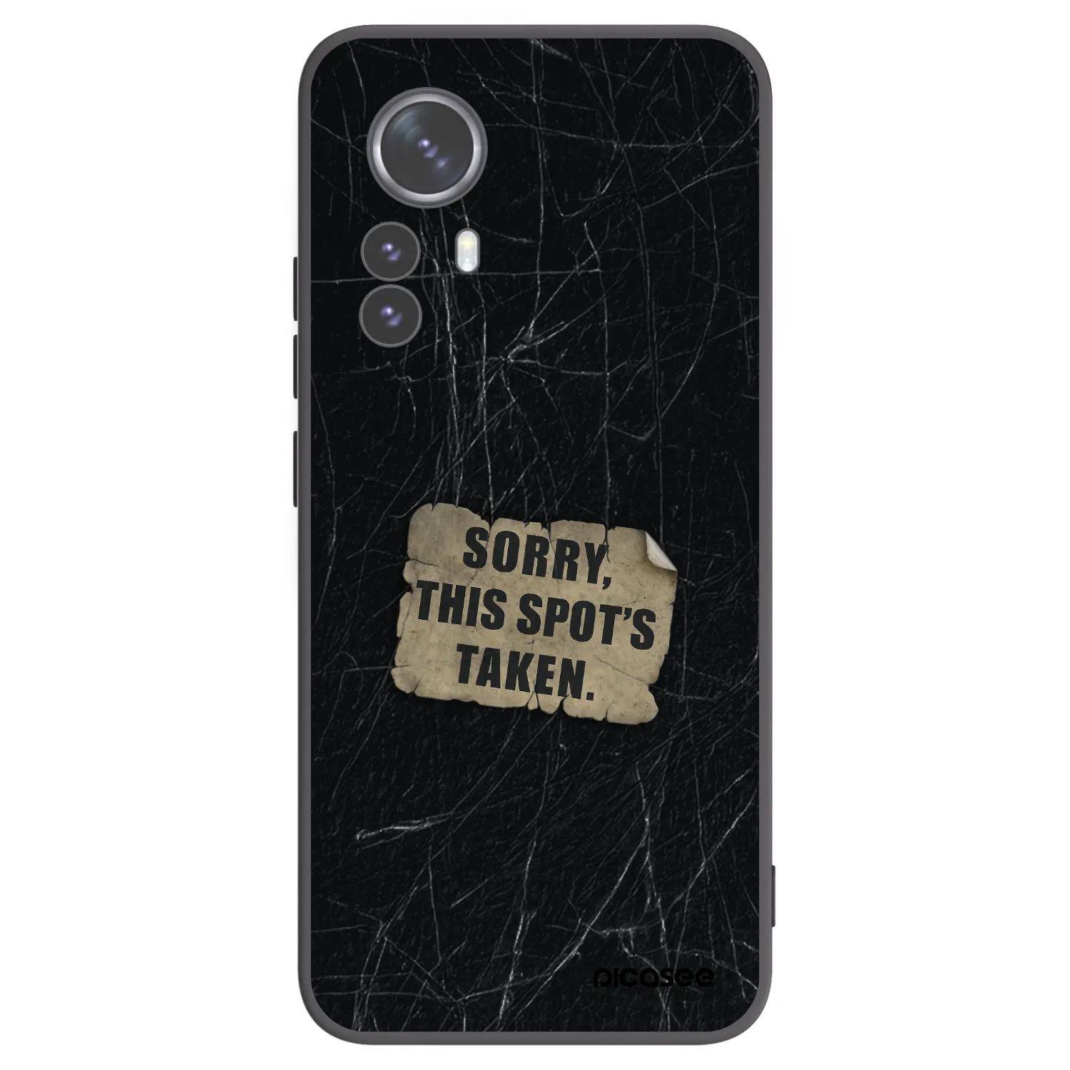 Picasee silikonový černý obal pro Xiaomi 12 Pro - SORRY
