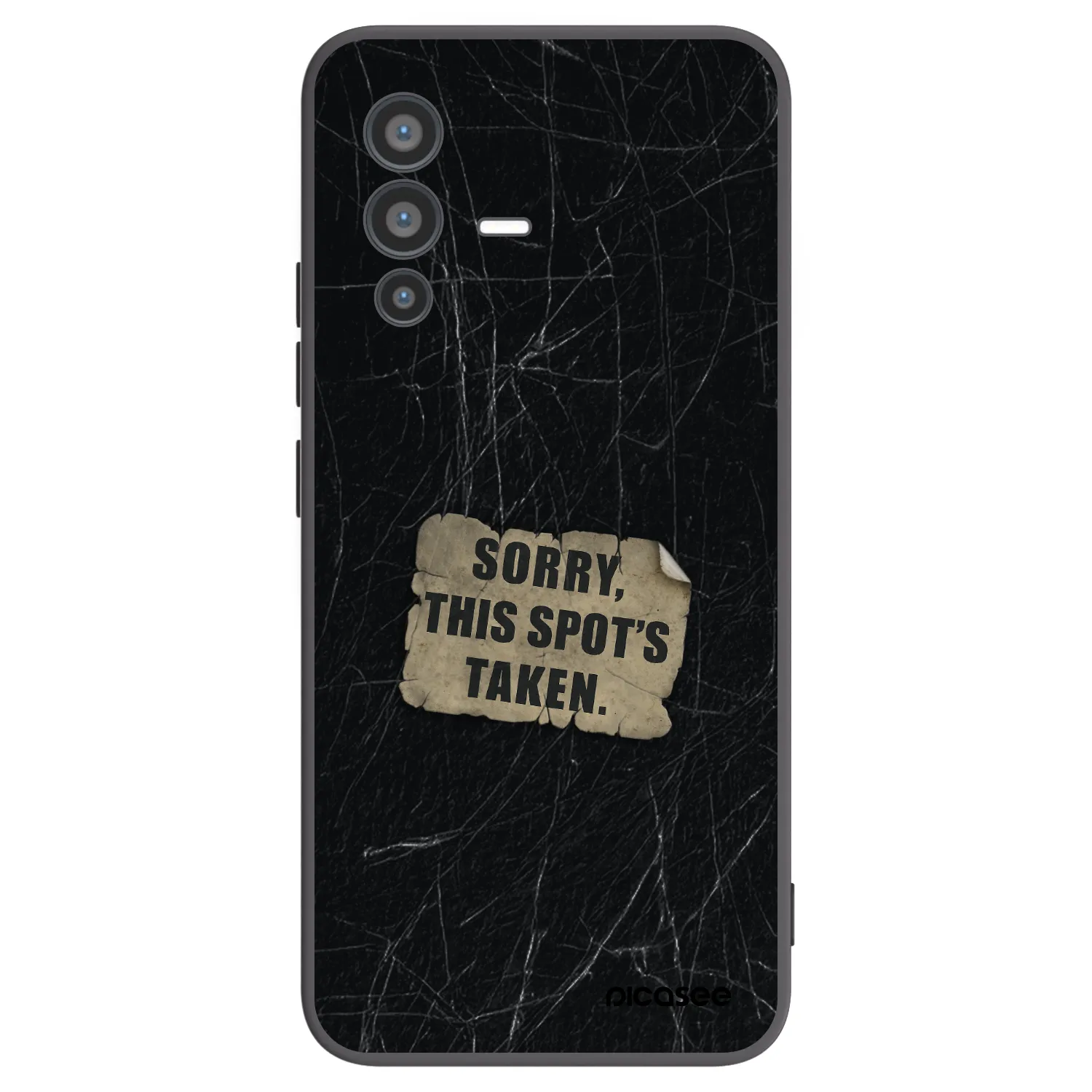 Picasee silikonový černý obal pro Vivo V23 5G - SORRY