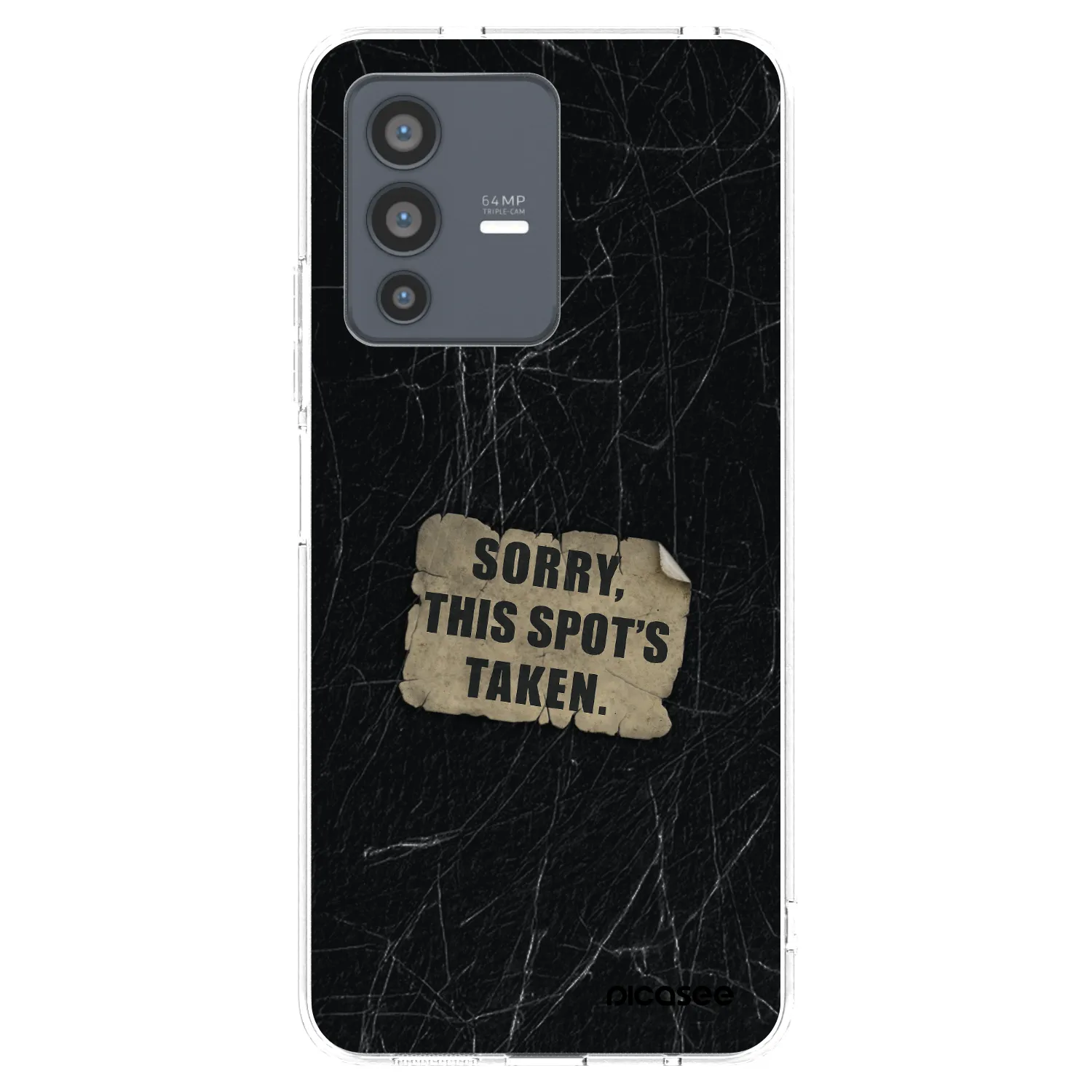 Picasee silikonový průhledný obal pro Vivo V23 5G - SORRY
