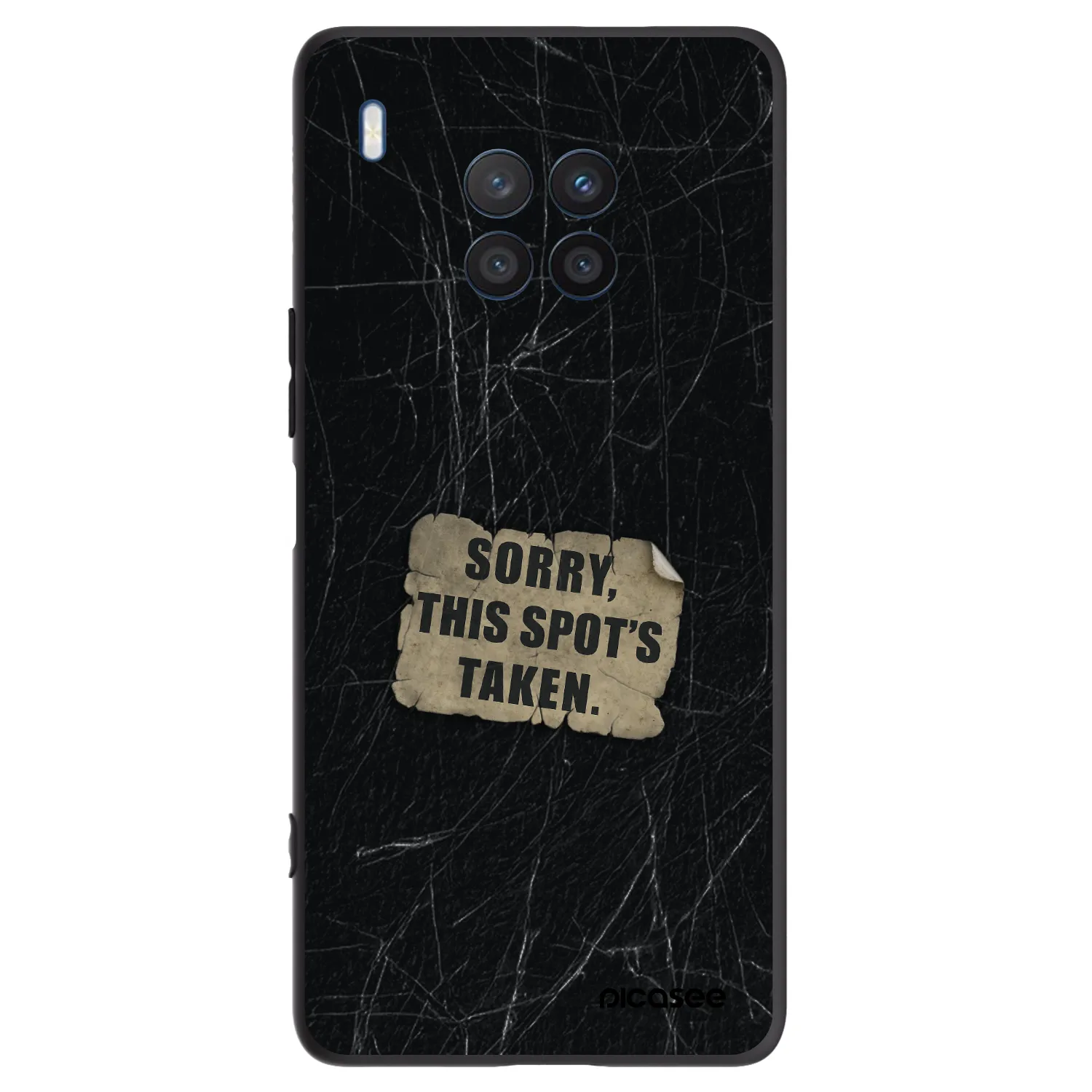 Picasee silikonový černý obal pro Honor 50 Lite - SORRY
