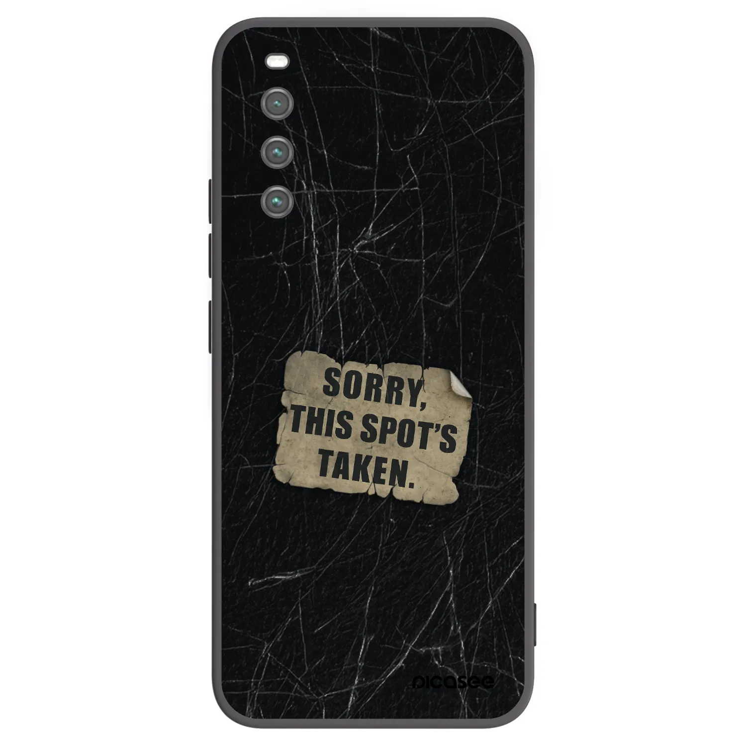 Picasee silikonový černý obal pro Sony Xperia 10 IV 5G - SORRY