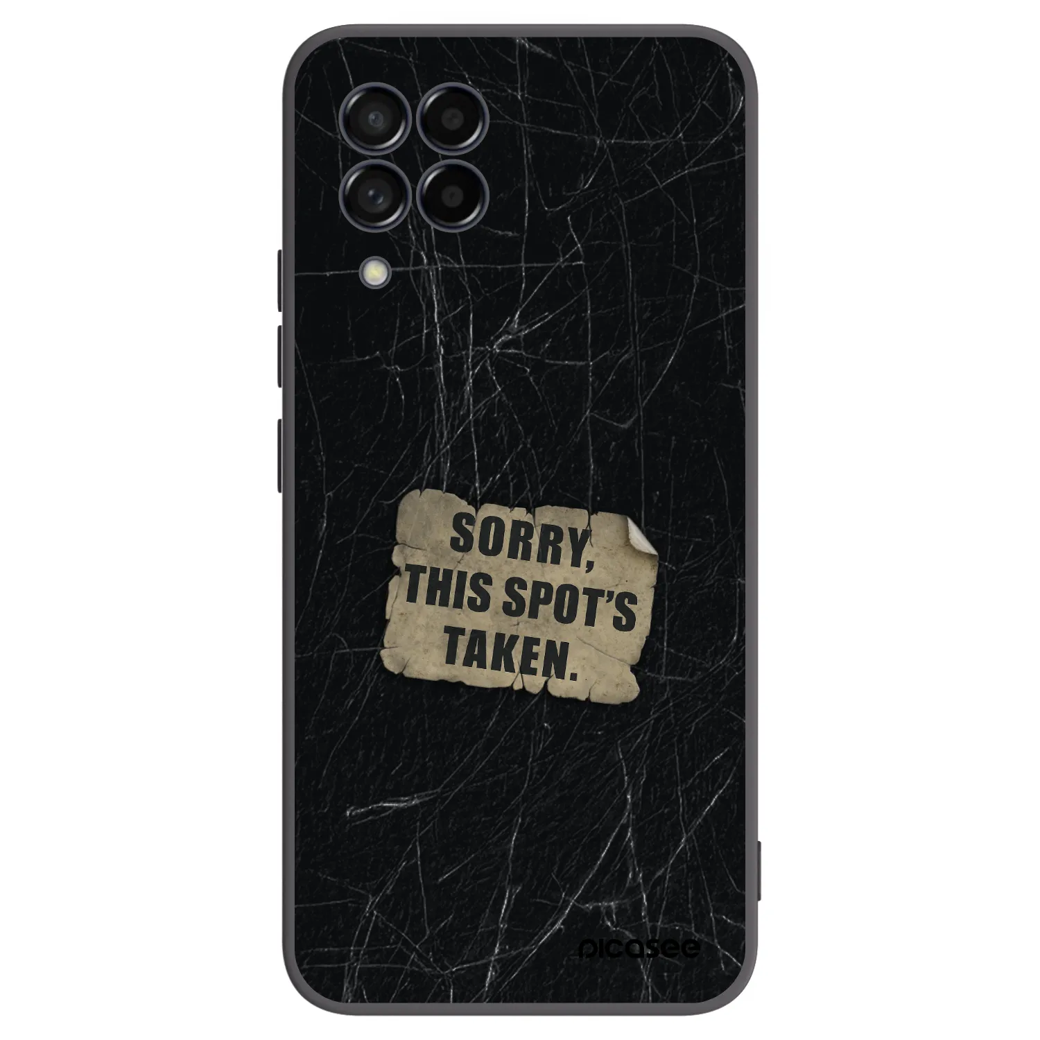 Picasee silikonový černý obal pro Samsung Galaxy M53 5G - SORRY