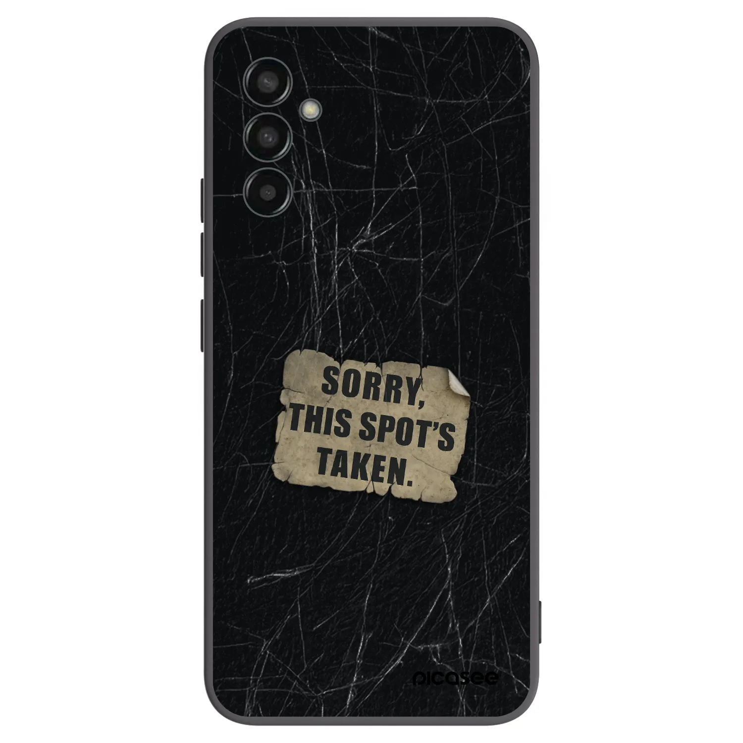 Picasee silikonový černý obal pro Samsung Galaxy M13 M135F - SORRY