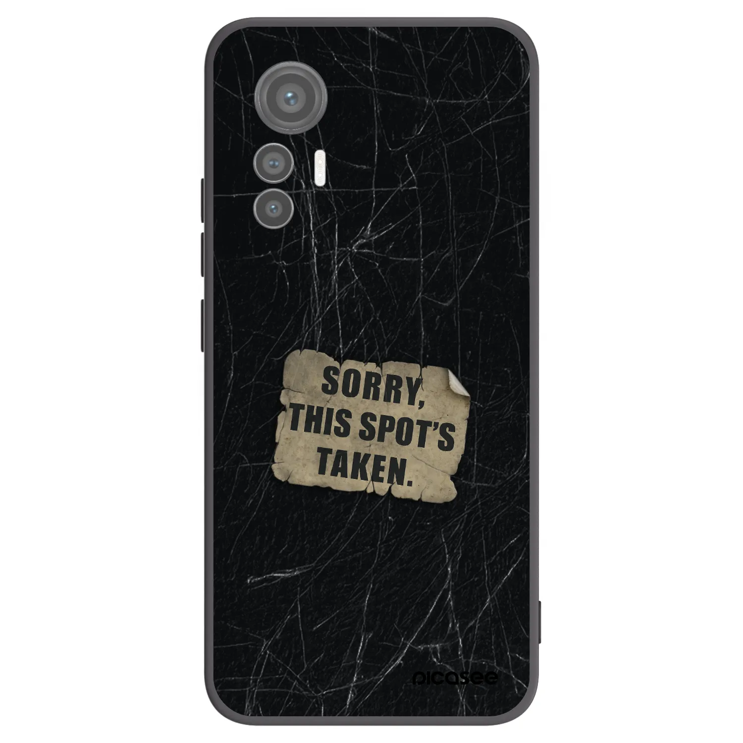 Picasee silikonový černý obal pro Xiaomi 12 Lite - SORRY