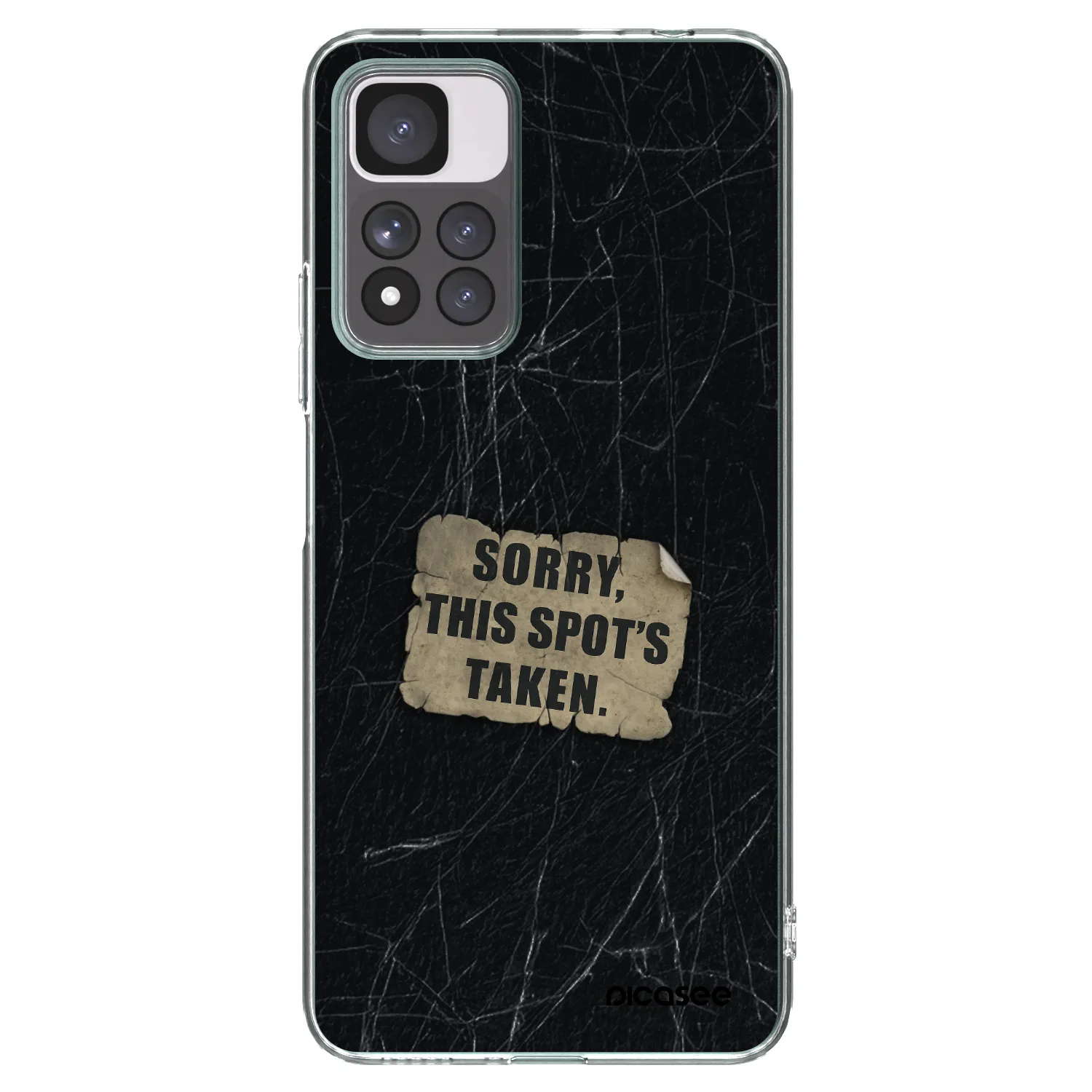 Picasee silikonový průhledný obal pro Xiaomi Redmi Note 11 Pro+ 5G - SORRY
