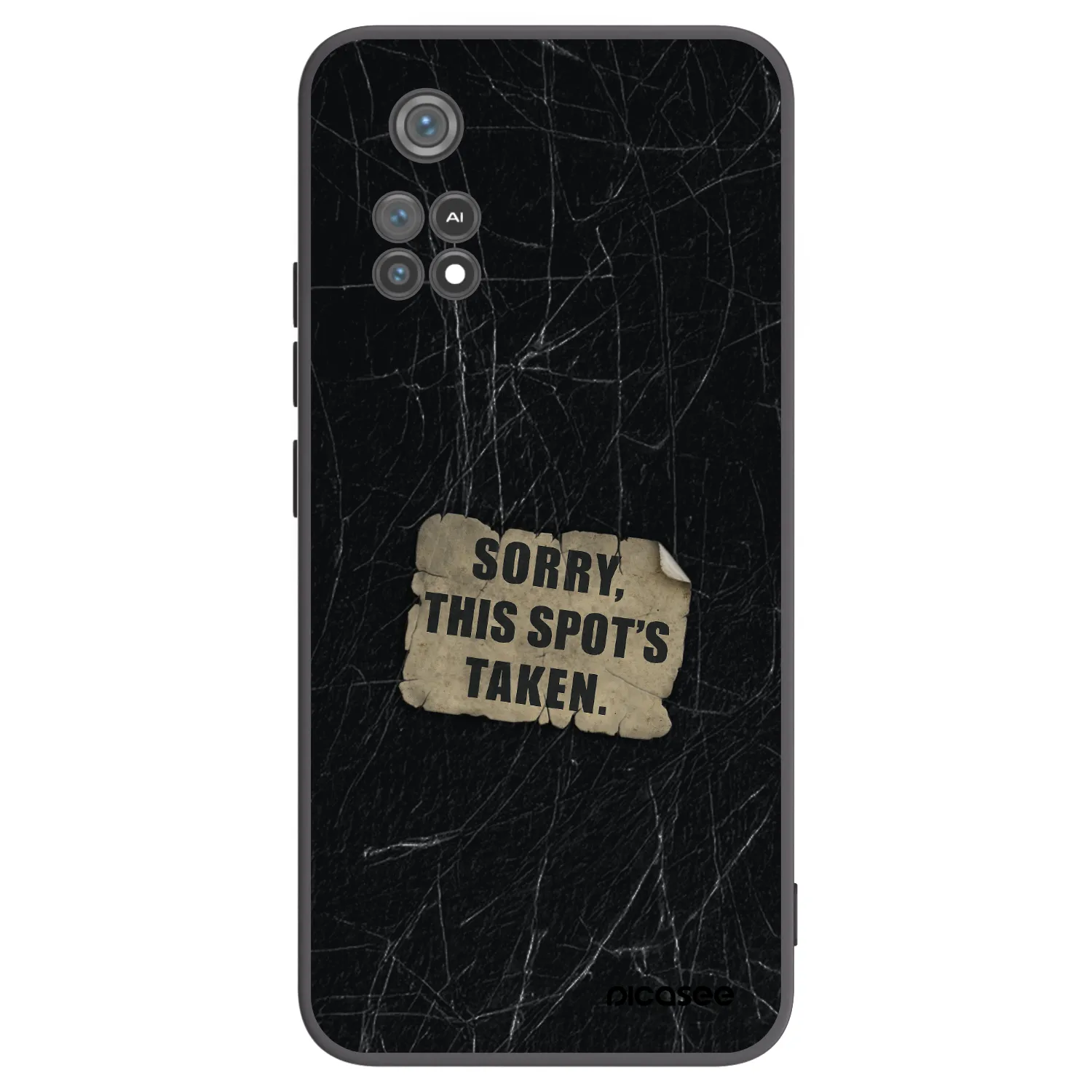 Picasee silikonový černý obal pro Xiaomi Poco M4 Pro - SORRY