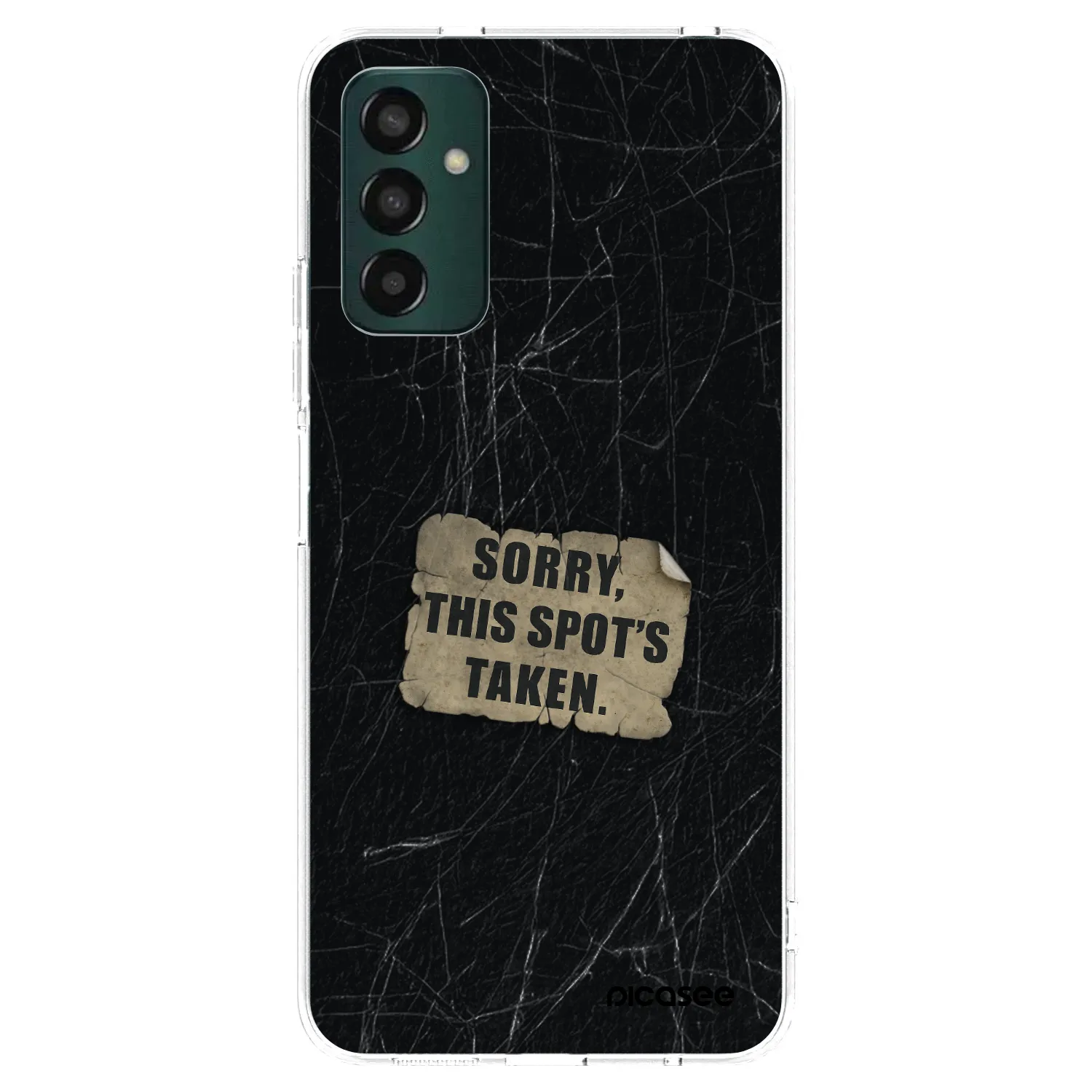 Picasee silikonový průhledný obal pro Samsung Galaxy M23 5G - SORRY