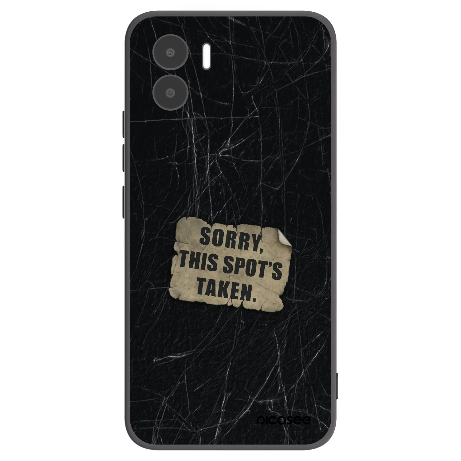 Picasee silikonový černý obal pro Xiaomi Redmi A1 - SORRY