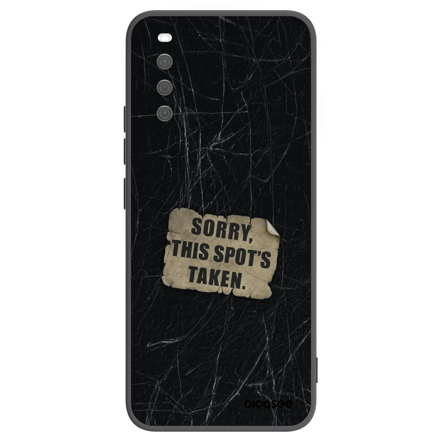 Picasee silikonový černý obal pro Sony Xperia 10 III - SORRY