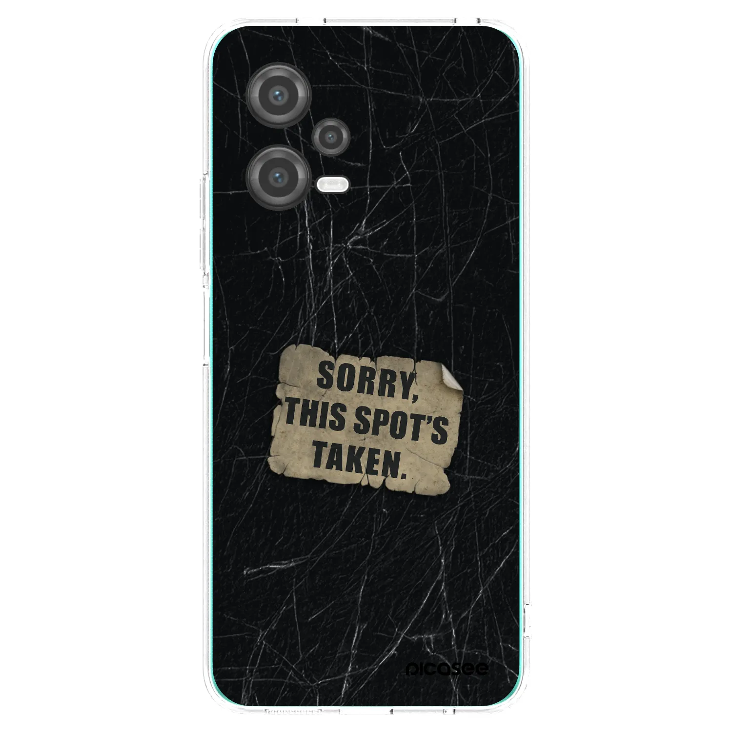 Picasee silikonový průhledný obal pro Xiaomi Poco X5 - SORRY