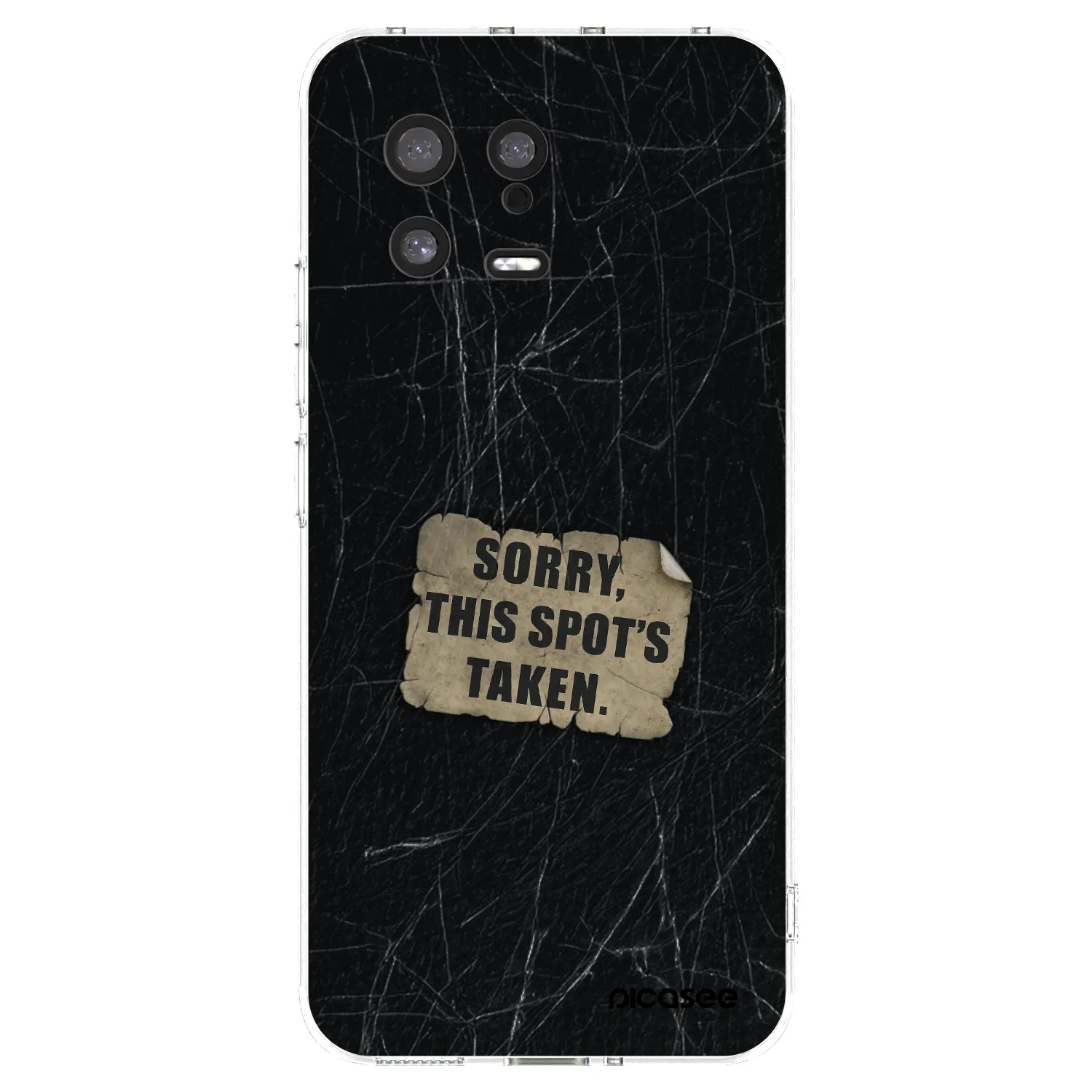 Picasee silikonový průhledný obal pro Xiaomi 13 - SORRY
