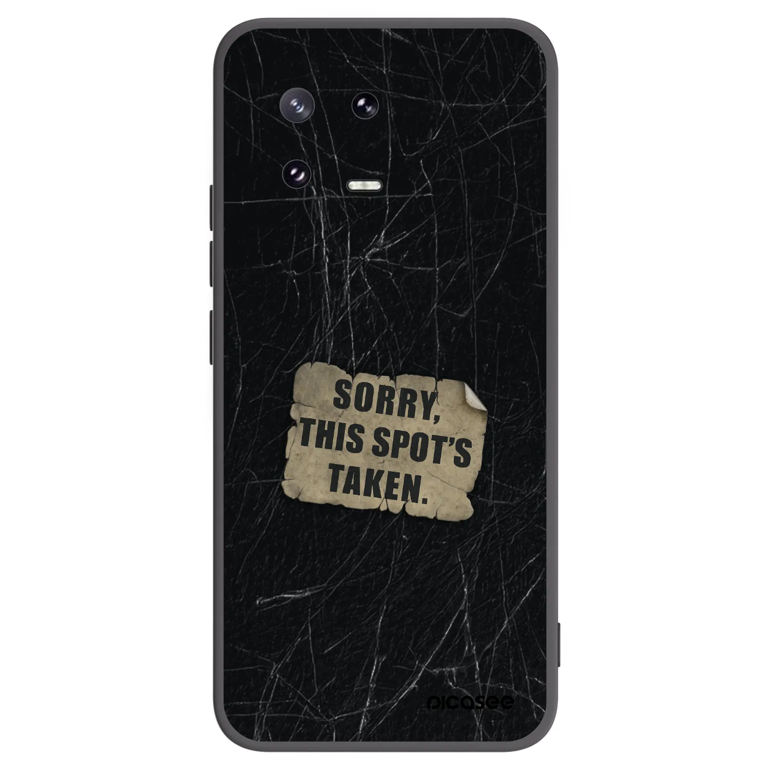 Picasee silikonový černý obal pro Xiaomi 13 Pro - SORRY