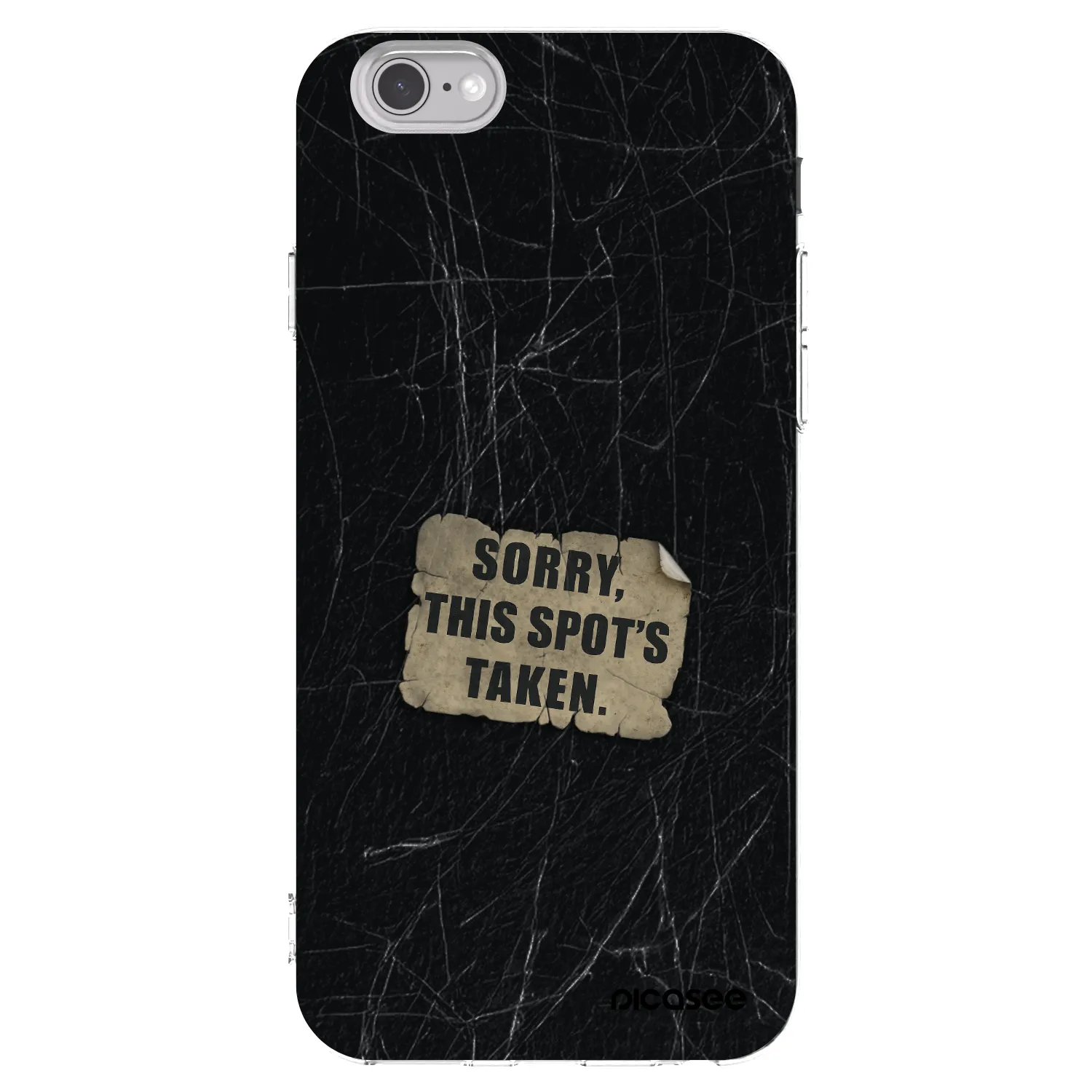 Picasee silikonový průhledný obal pro Apple iPhone 6/6S - SORRY