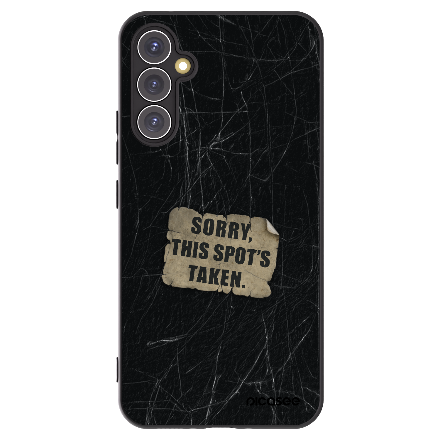 Picasee silikonový černý obal pro Samsung Galaxy A34 5G A346B - SORRY