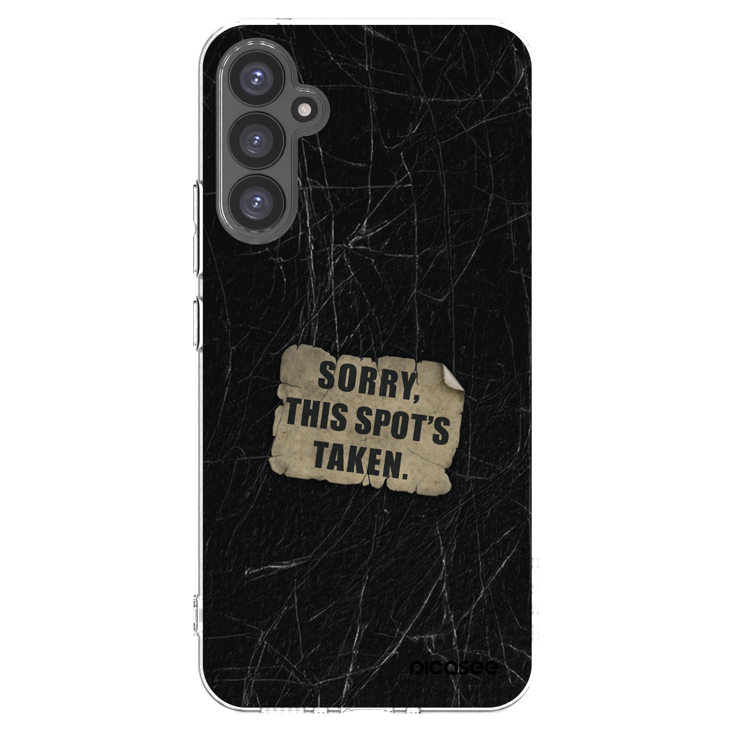 Picasee silikonový průhledný obal pro Samsung Galaxy A34 5G A346B - SORRY