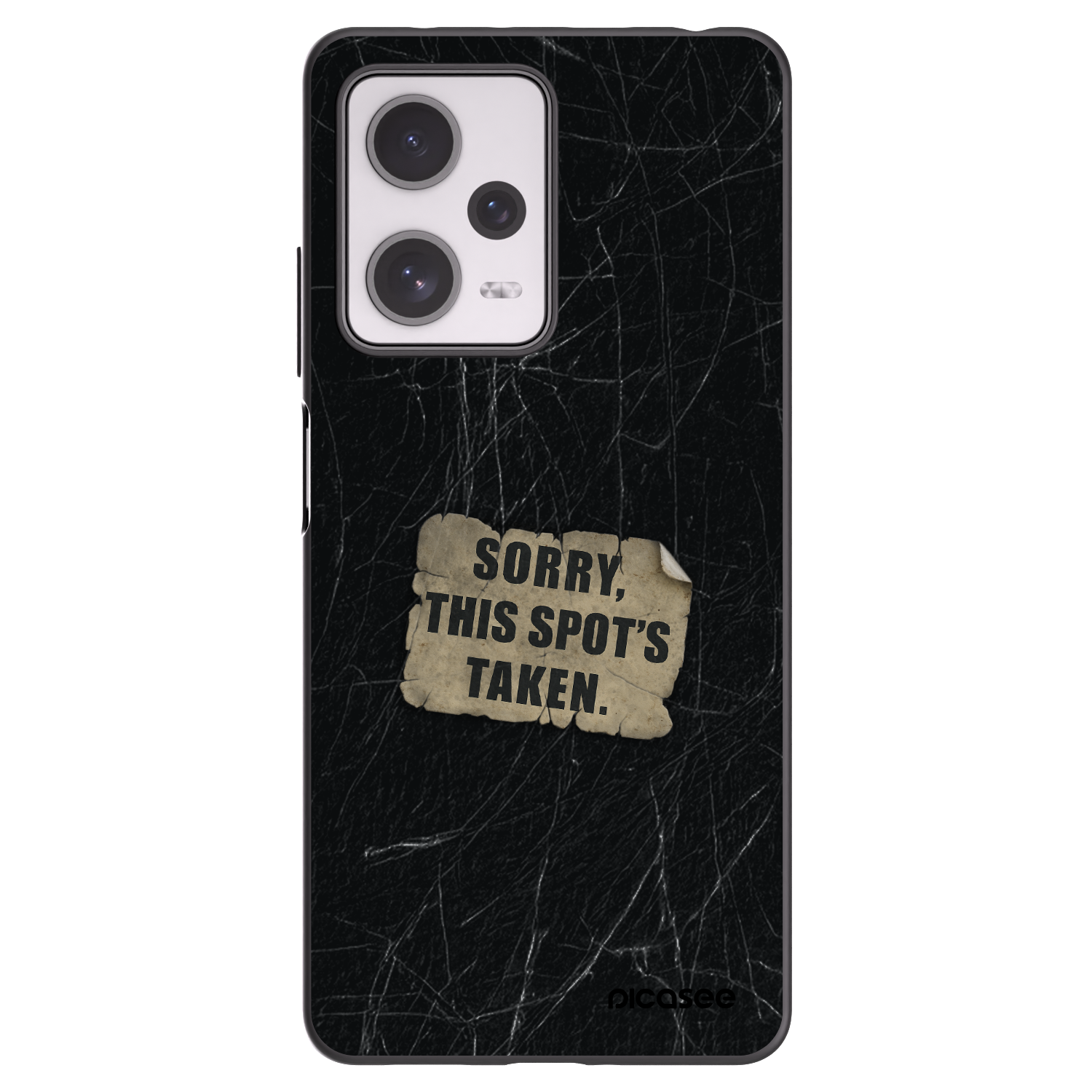 Picasee silikonový černý obal pro Xiaomi Redmi Note 12 Pro+ 5G - SORRY