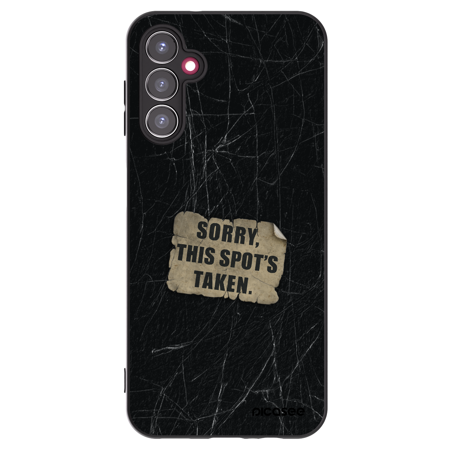 Picasee silikonový černý obal pro Samsung Galaxy A14 5G A146P - SORRY