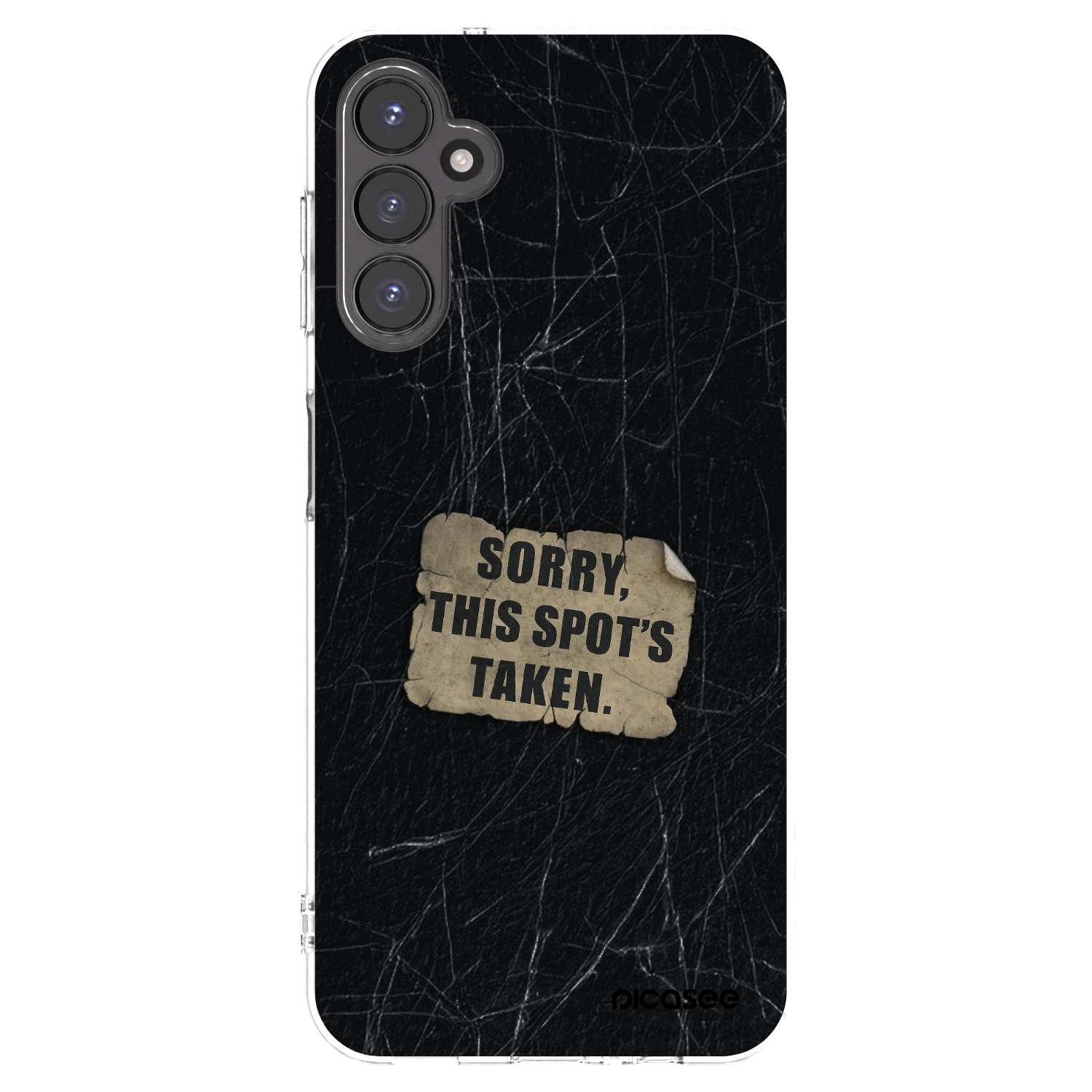 Picasee silikonový průhledný obal pro Samsung Galaxy A14 5G A146P - SORRY