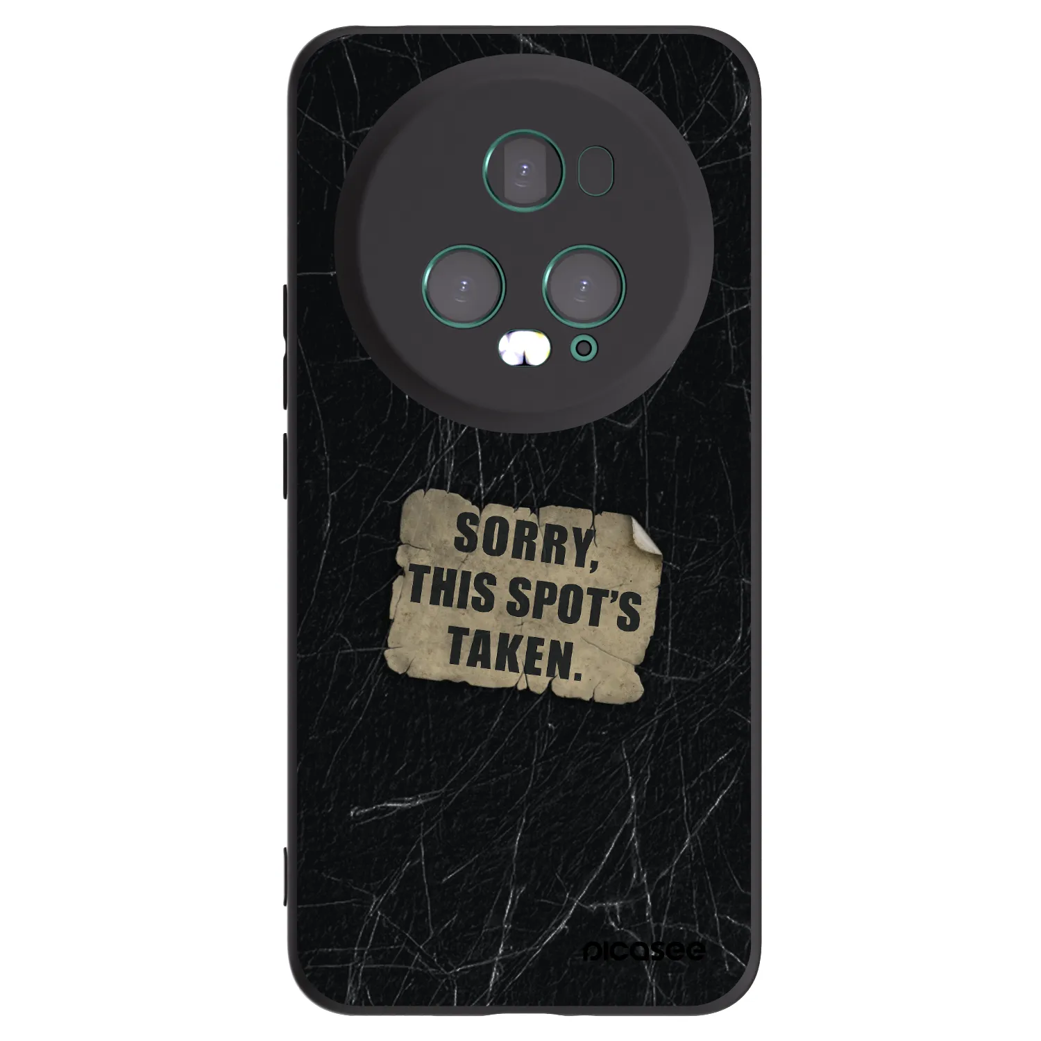 Picasee silikonový černý obal pro Honor Magic5 Pro - SORRY
