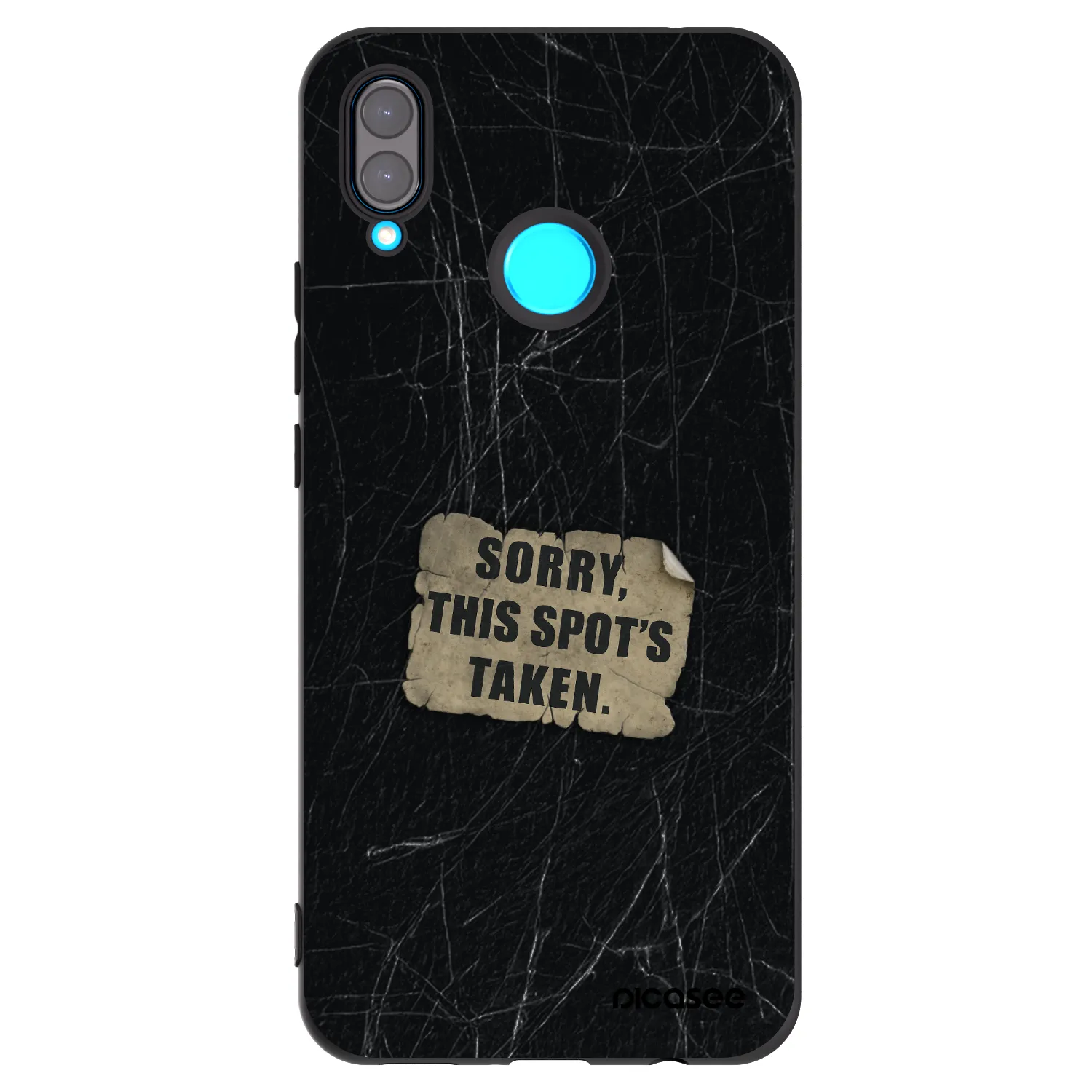 Picasee silikonový černý obal pro Huawei Nova 3 - SORRY