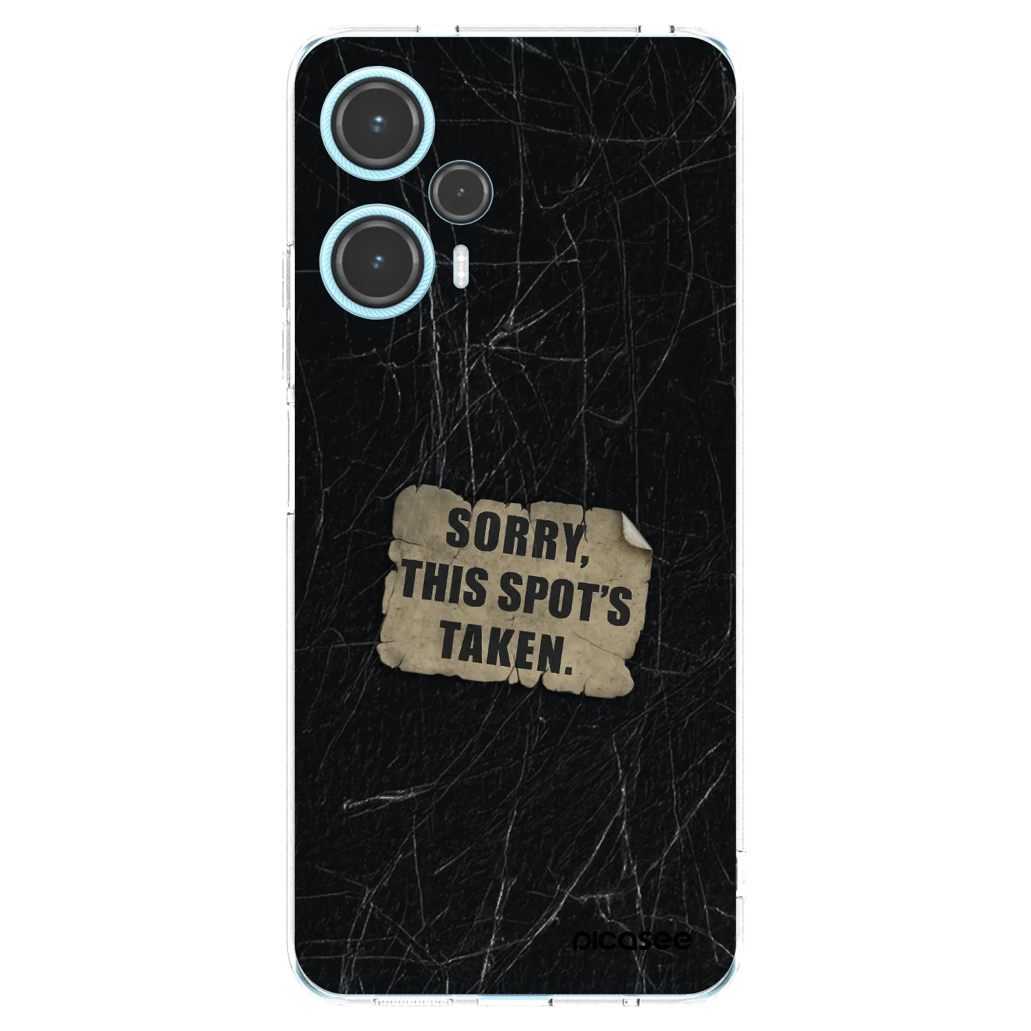 Picasee silikonový průhledný obal pro Xiaomi Poco F5 - SORRY