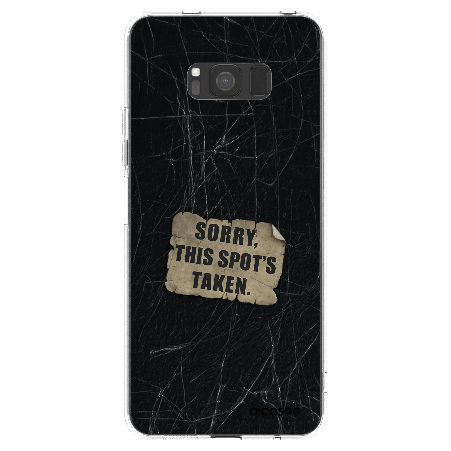 Picasee silikonový průhledný obal pro Samsung Galaxy S8 G950F - SORRY