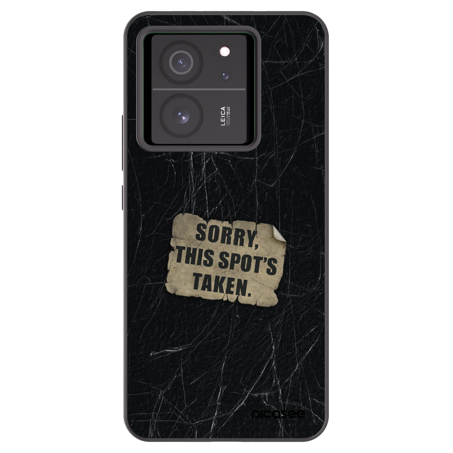 Picasee silikonový černý obal pro Xiaomi 13T - SORRY